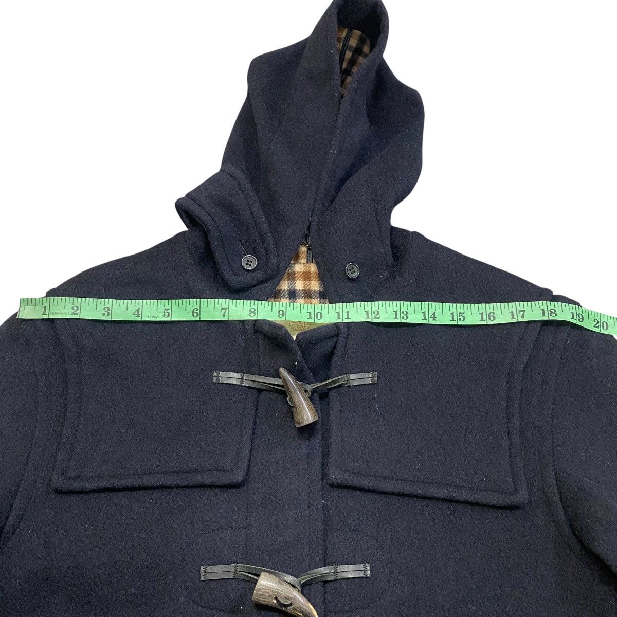 Aquascutum Vintage Aquascutum Of London Hoodie Wool Toggle Button Size US M / EU 48-50 / 2 - 14 Thumbnail