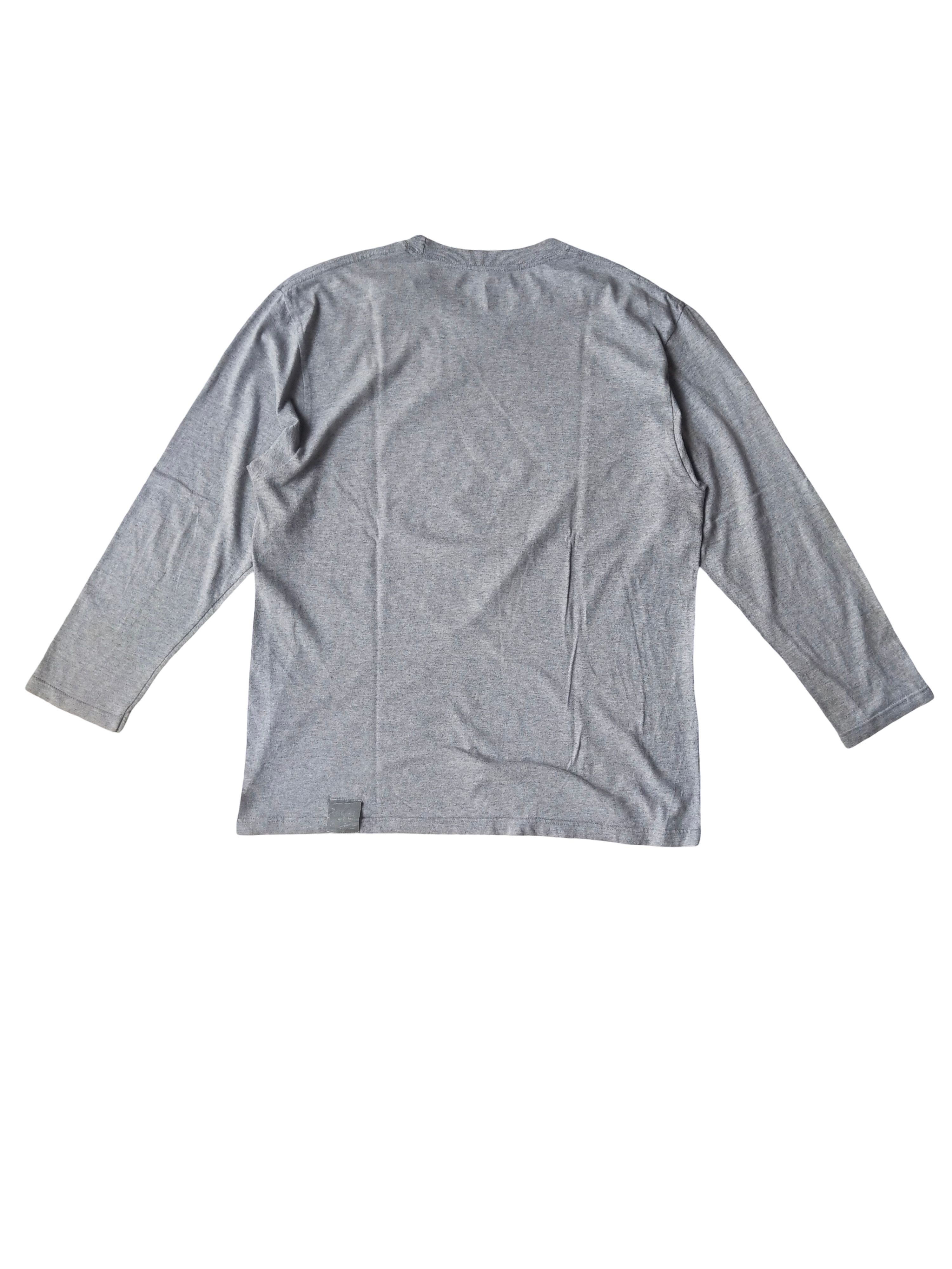 Pokemon Pokemon Collab Snorlax Sleeping Grey Anime L/S Shirt Size US XL / EU 56 / 4 - 4 Thumbnail
