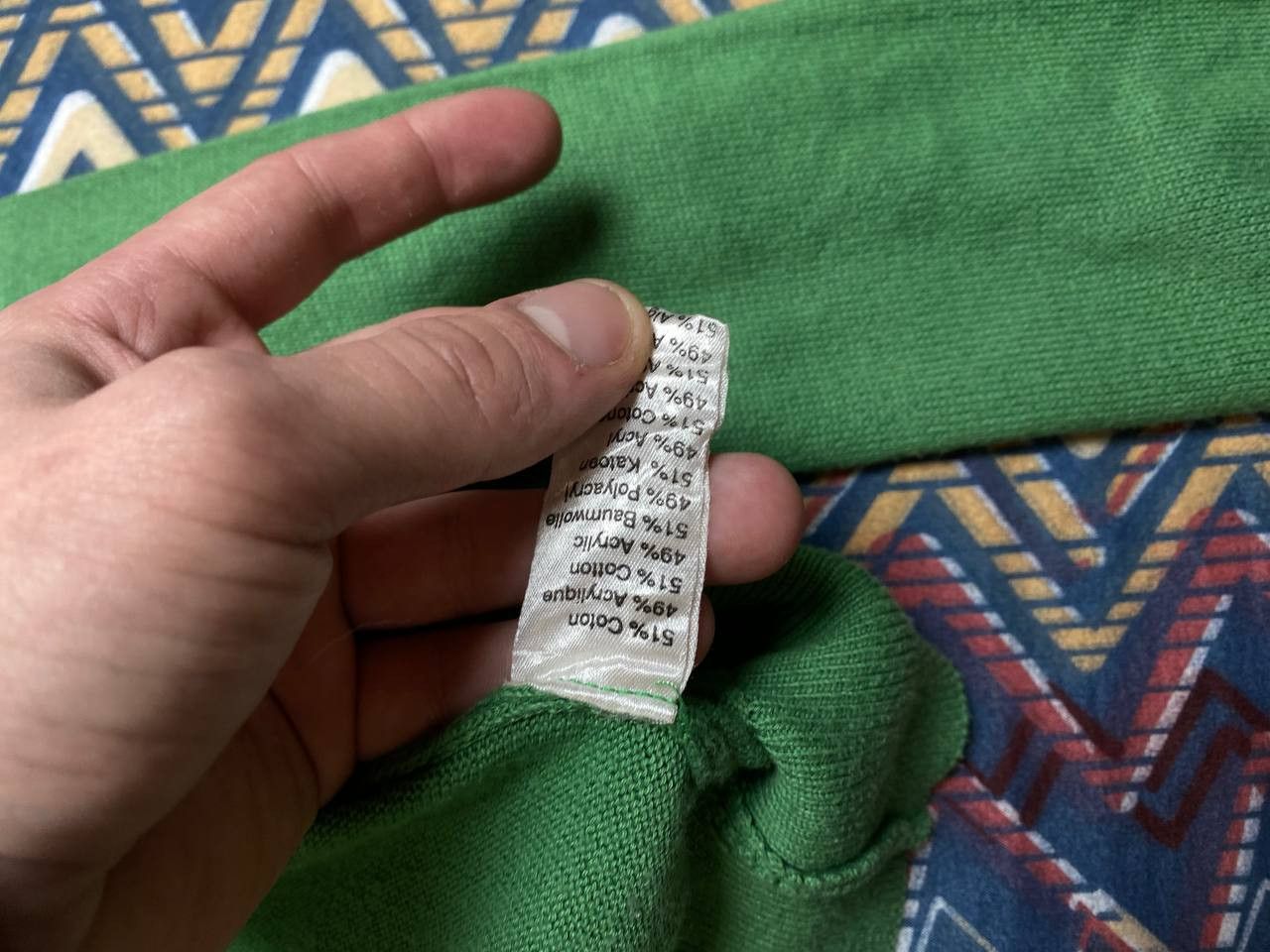 Lacoste Y2K Vintage Streetwear Long Sleeve green Lacoste logo Size US XXL / EU 58 / 5 - 6 Thumbnail