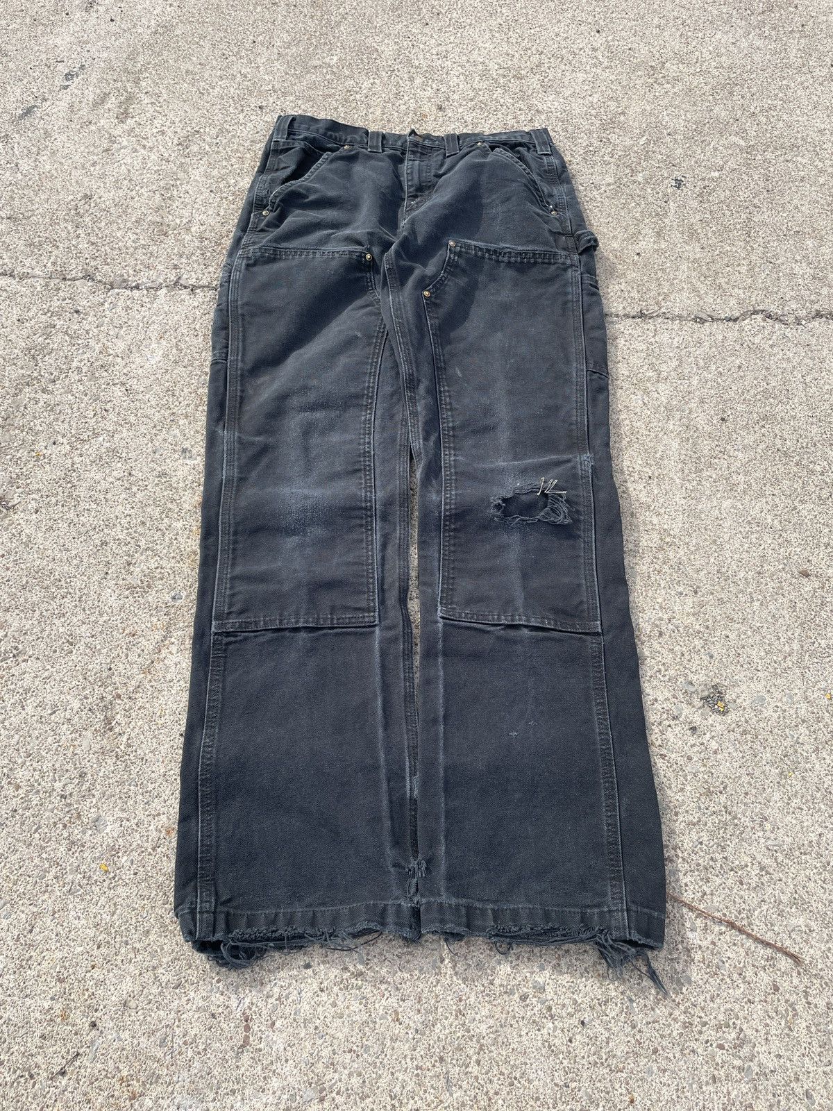 Carhartt Carhartt Faded and Distressed Double knees Size US 32 / EU 48 - 1 Thumbnail