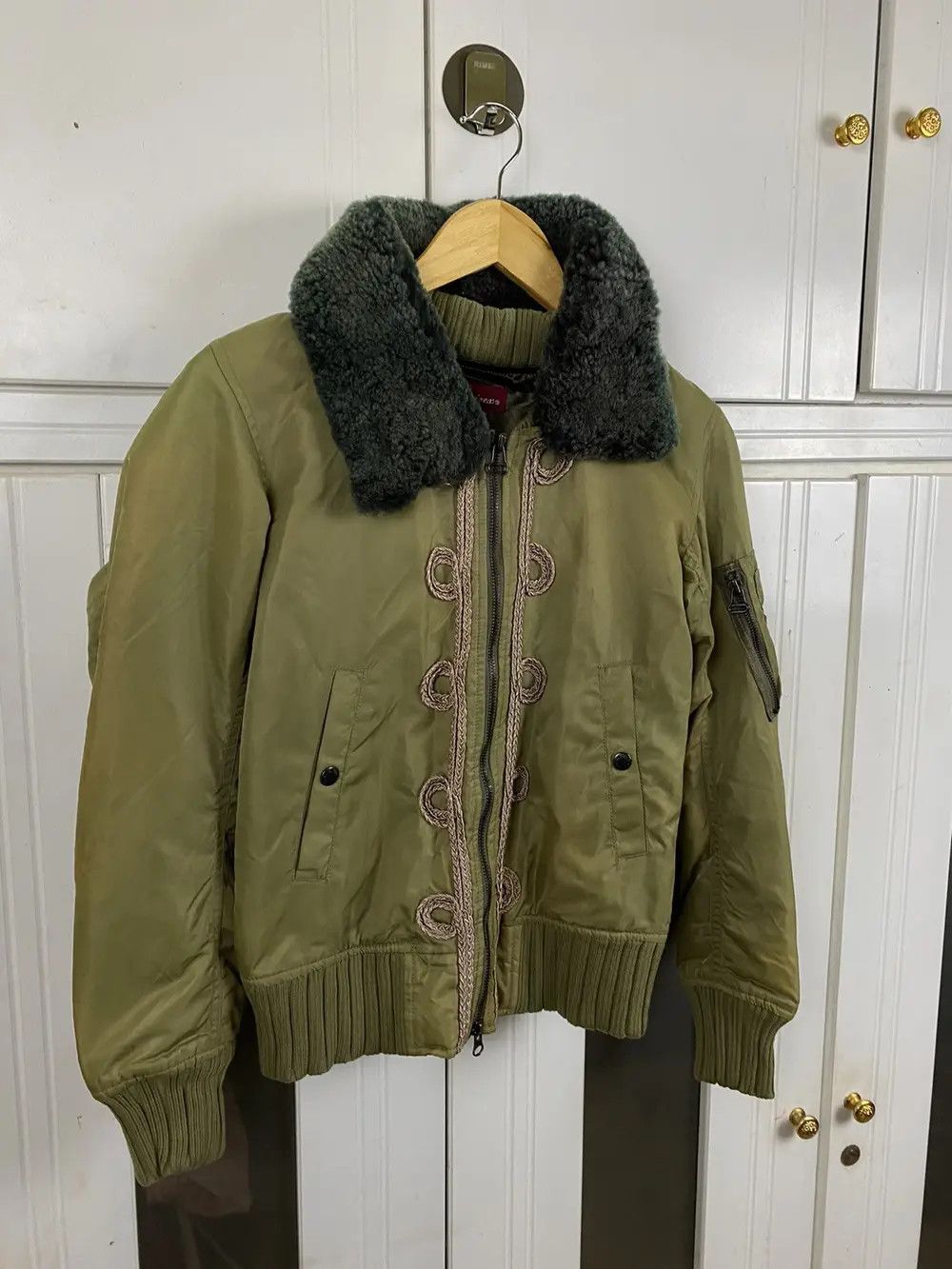 Avirex Vintage Avirex Bomber Jacket Fur Hood Size US S / EU 44-46 / 1 - 1 Thumbnail