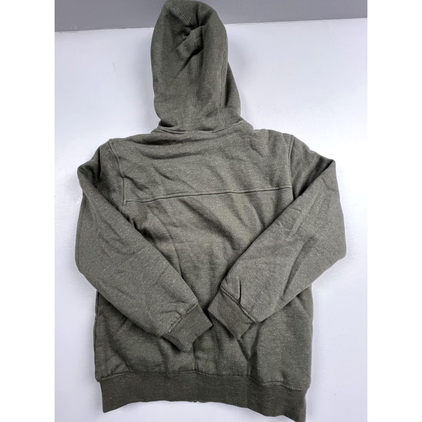 O'Neill O'Neill Hoodie Full Zip Mens Large Dusty Olive Sherpa Lined Fleece Sweatshirt Jacket Size US L / EU 52-54 / 3 - 2 Thumbnail