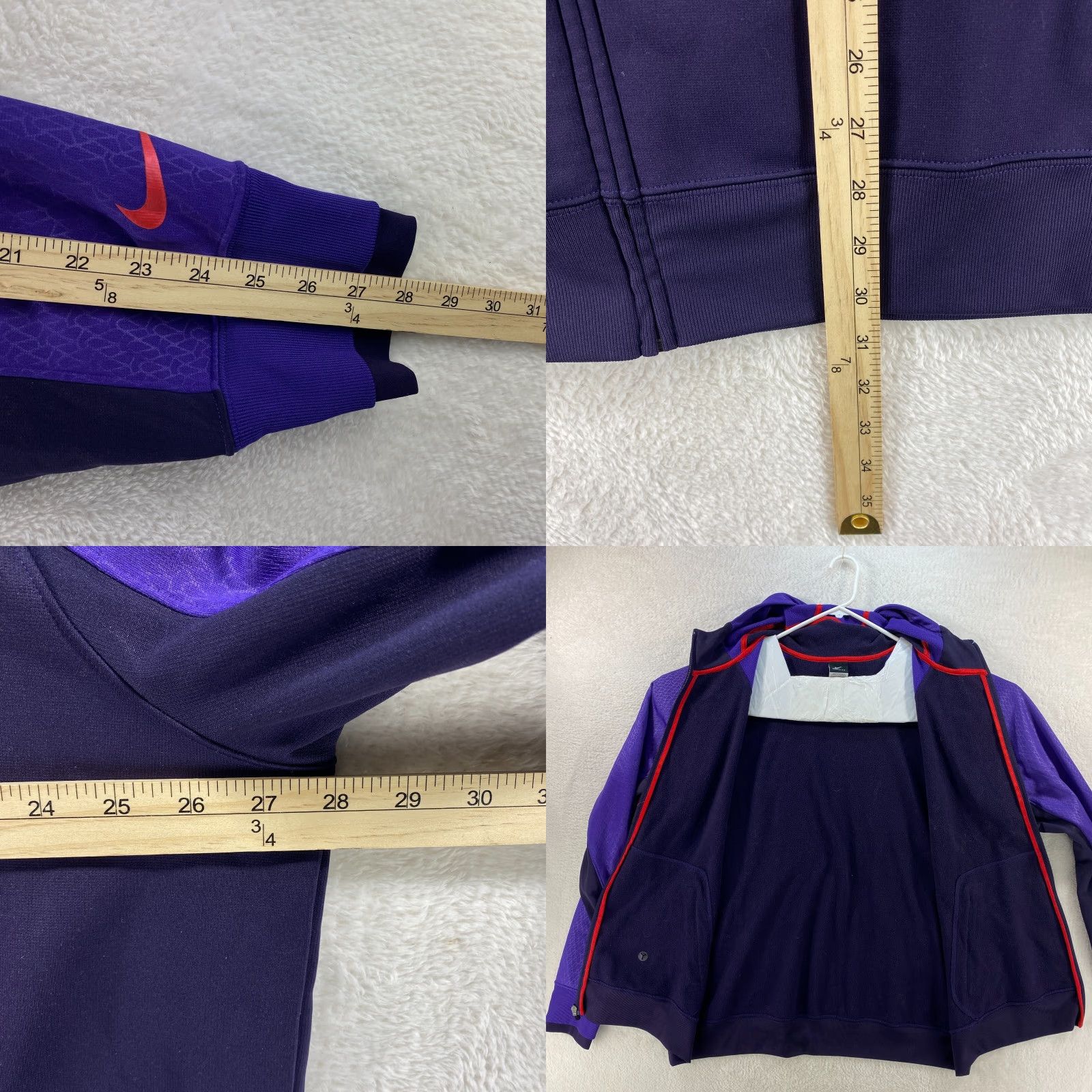 Nike Nike Mens XXL Kobe Bryant Mamba Therma-Fit Purple Hoodie Sweatshirt Jacket Zip - Shirt? Size US XXL / EU 58 / 5 - 8 Thumbnail