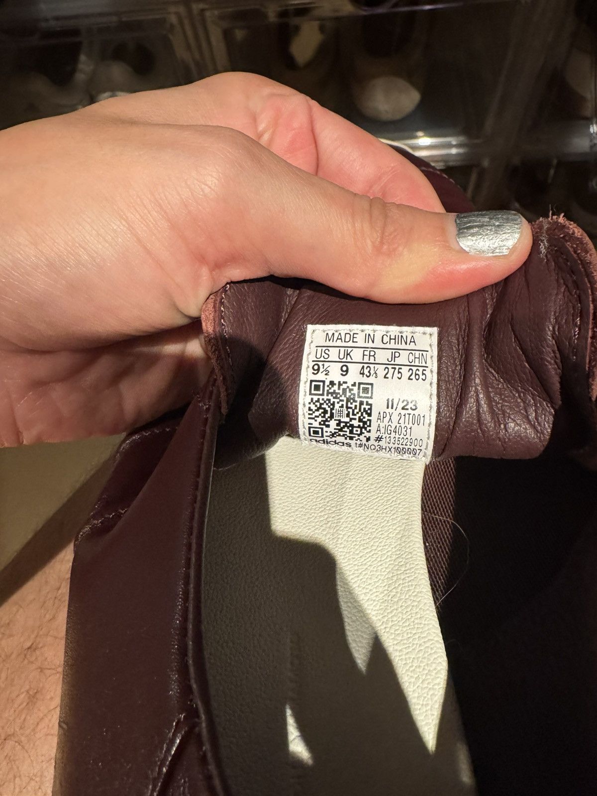 Y-3 Adidas Y-3 Country Leather Sneakers “Shadow Red” Size US 9.5 / EU 42-43 - 5 Thumbnail