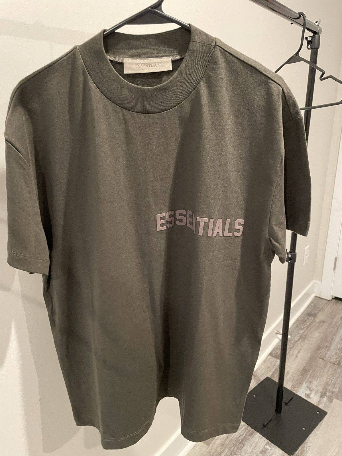 Essentials × Fear of God Essentials T-Shirt - Size XS - Off Black - Fear Of God Size US XS / EU 42 / 0 - 2 Thumbnail