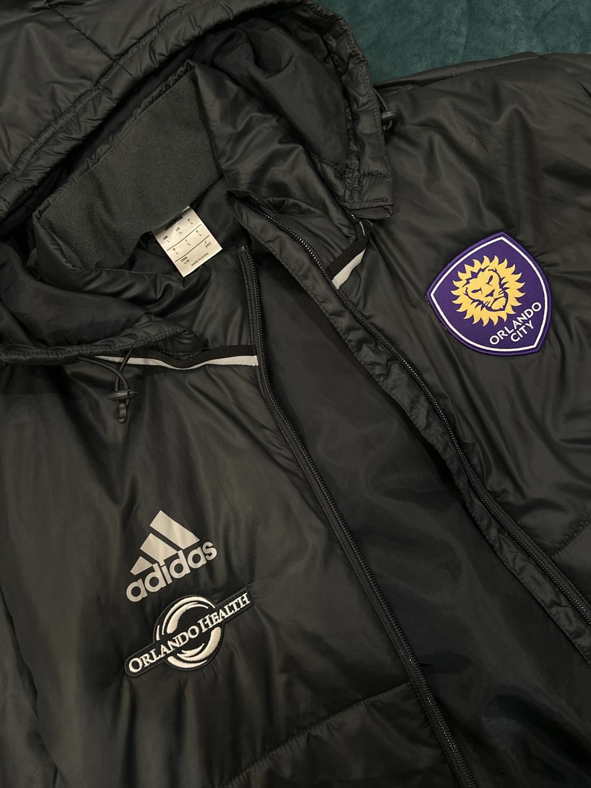Adidas Men's Large Adidas x Orlando City x Orlando Health Parka Size US L / EU 52-54 / 3 - 3 Thumbnail