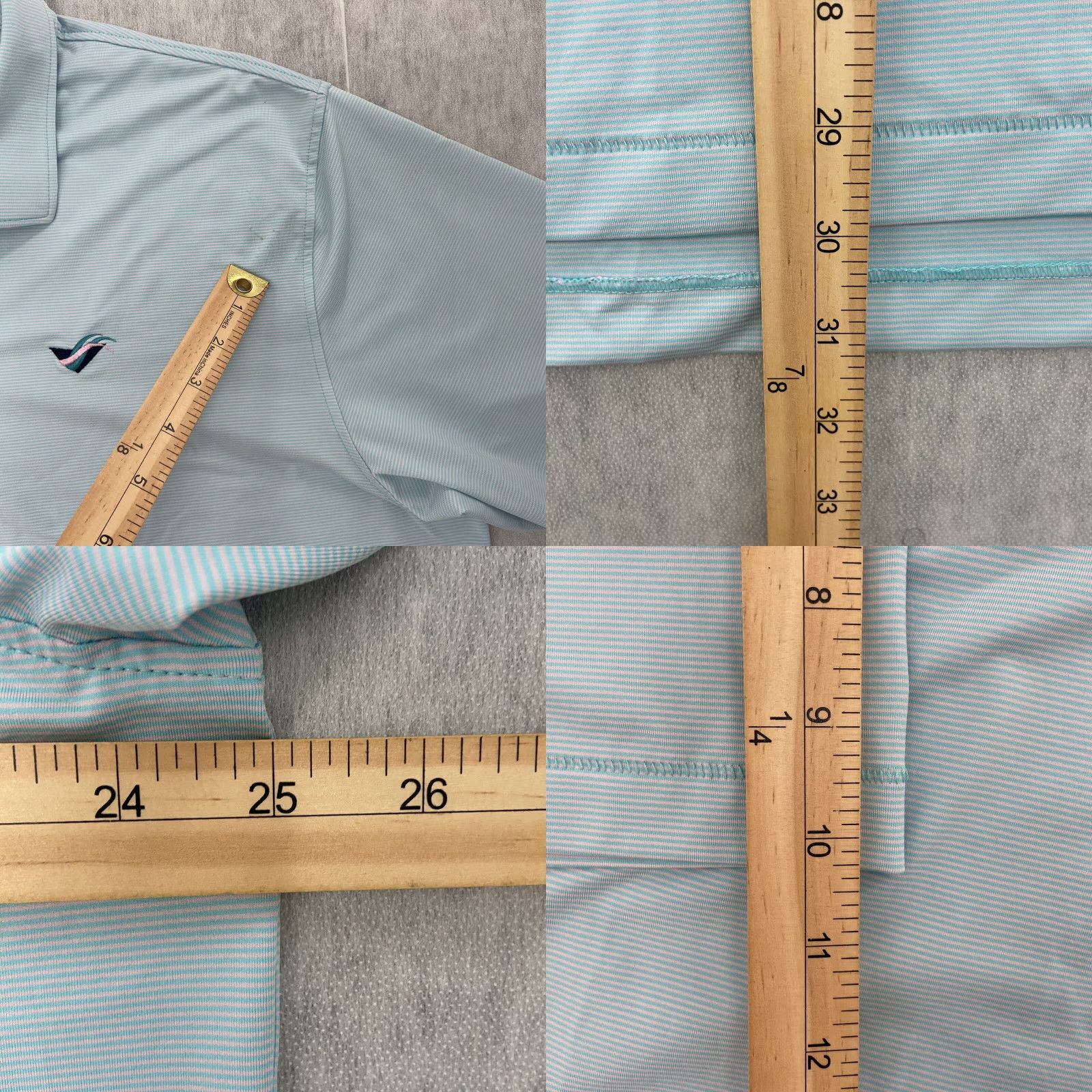 Peter Millar Peter Millar Shirt Adult XL Stripe Blue Pink Polo Summer Comfort Mens Polo Shirt Short Sleeve Button-Up Golf Size US XL / EU 56 / 4 - 8 Thumbnail