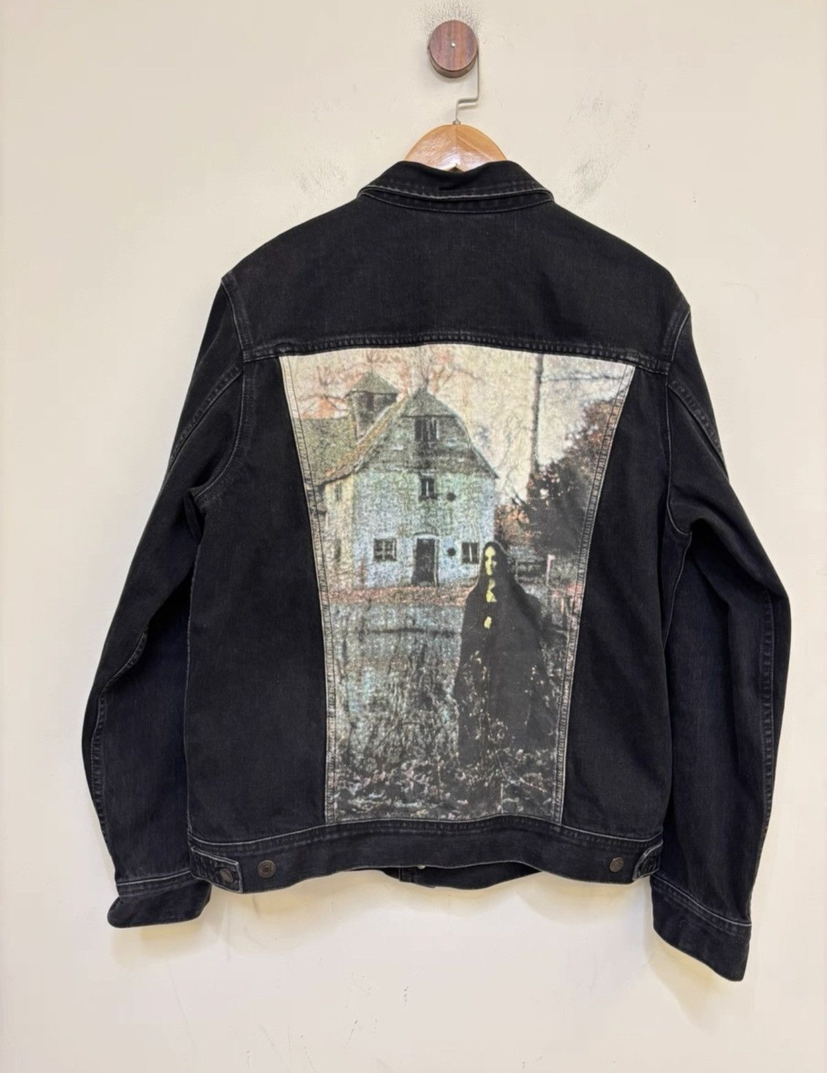 Supreme black sabbath denim trucker Jacket