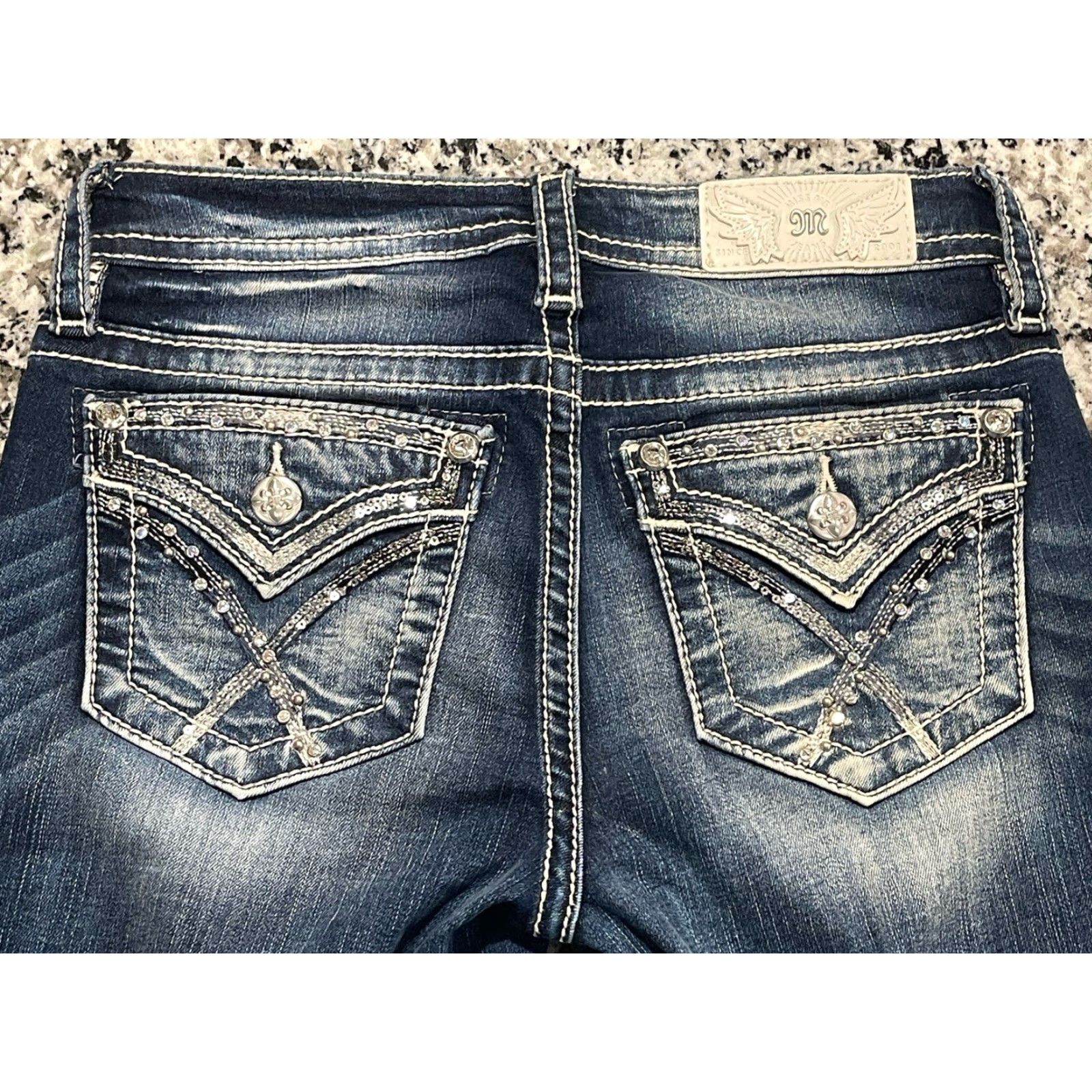 Miss Me Miss Me Chloe Boot Women's Jeans Size 28×29 Recent Model Size 26" / US 2 / IT 38 - 6 Thumbnail