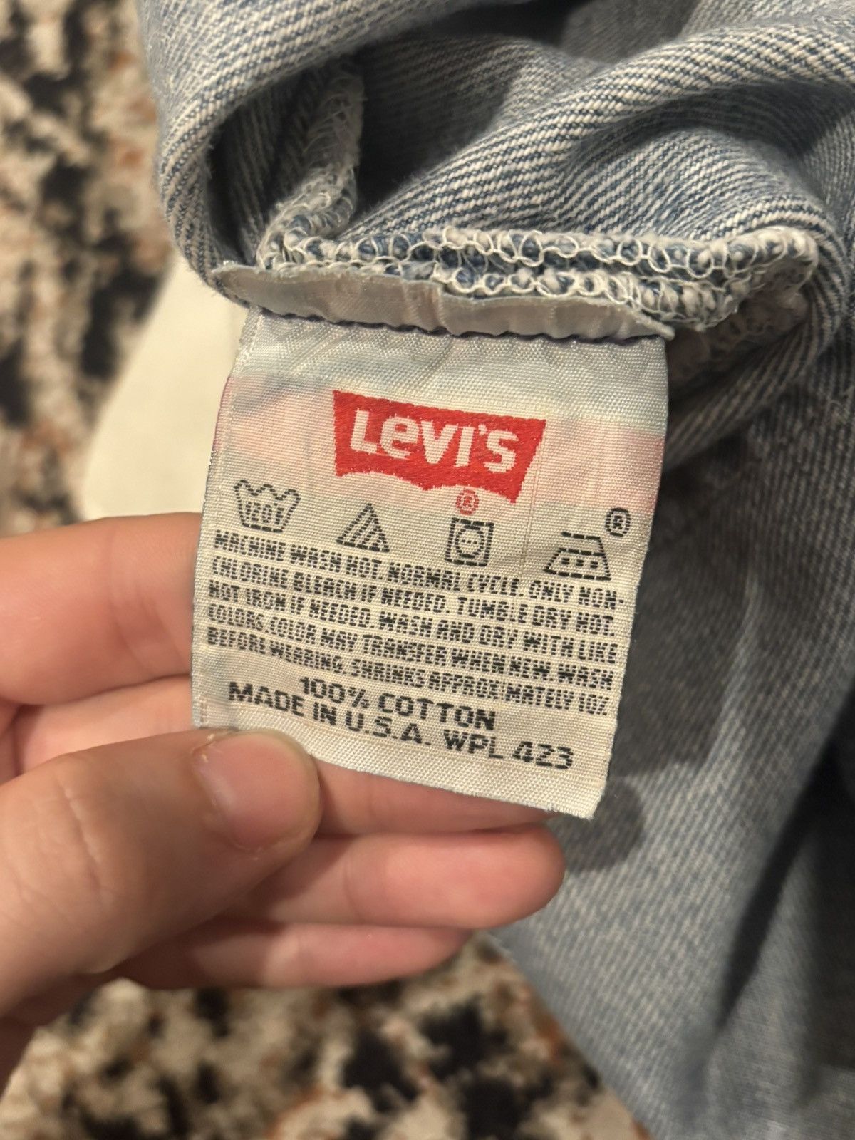 Levi's 1980s Levi's 501xx Distressed Light Wash Blue Jeans 32 x 30 Size US 32 / EU 48 - 4 Thumbnail