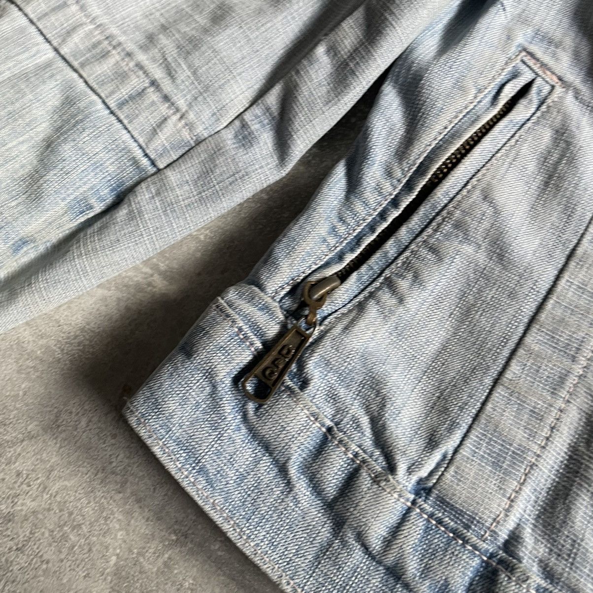 Dolce & Gabbana Vintage Dolce Gabbana Denim Jacket dg bomber moto jeans Size L / US 10 / IT 46 - 6 Thumbnail