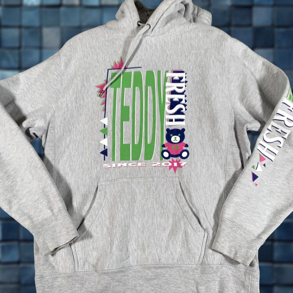 Teddy Fresh VINTAGE Teddy Fresh Hoodie Mens Small Gray Retro Logo Bear Graphic Pullover Sweatshirt Size US S / EU 44-46 / 1 - 1 Thumbnail