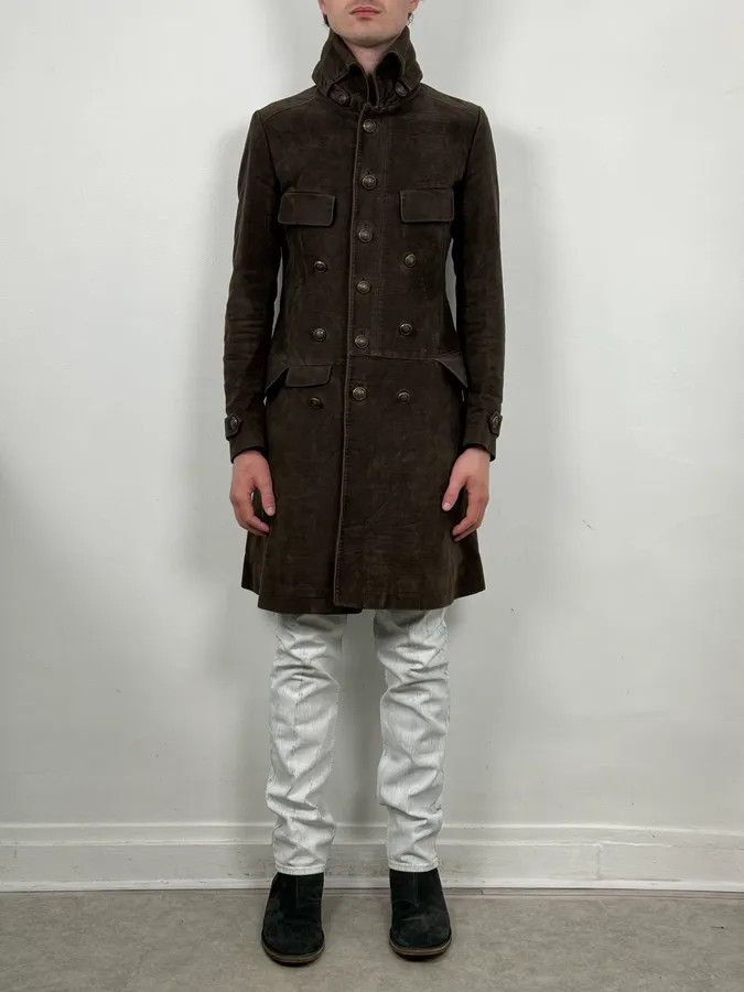 Gucci FW2008 Gucci Brown Wool Double-Breasted Coat by Frida Giannini Size US S / EU 44-46 / 1 - 3 Thumbnail