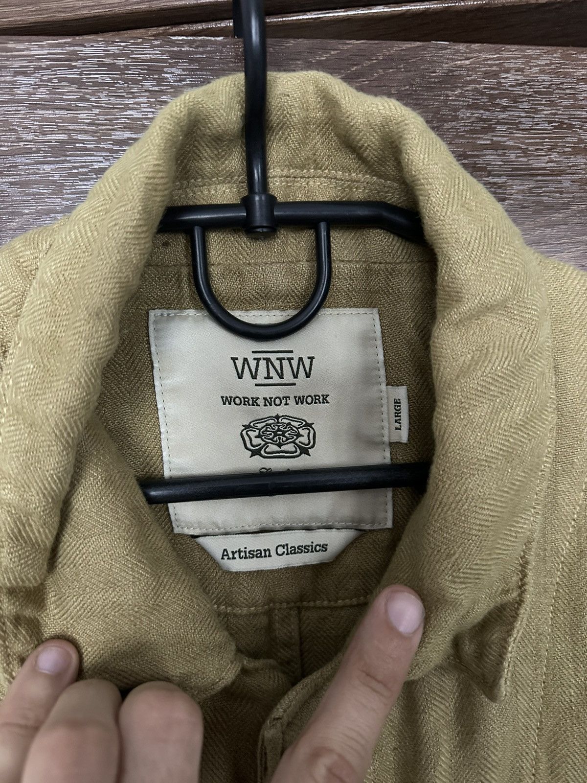 Japanese Brand Work Not Work Artisan Classics Japan Linen Jacket Size US L / EU 52-54 / 3 - 8 Thumbnail