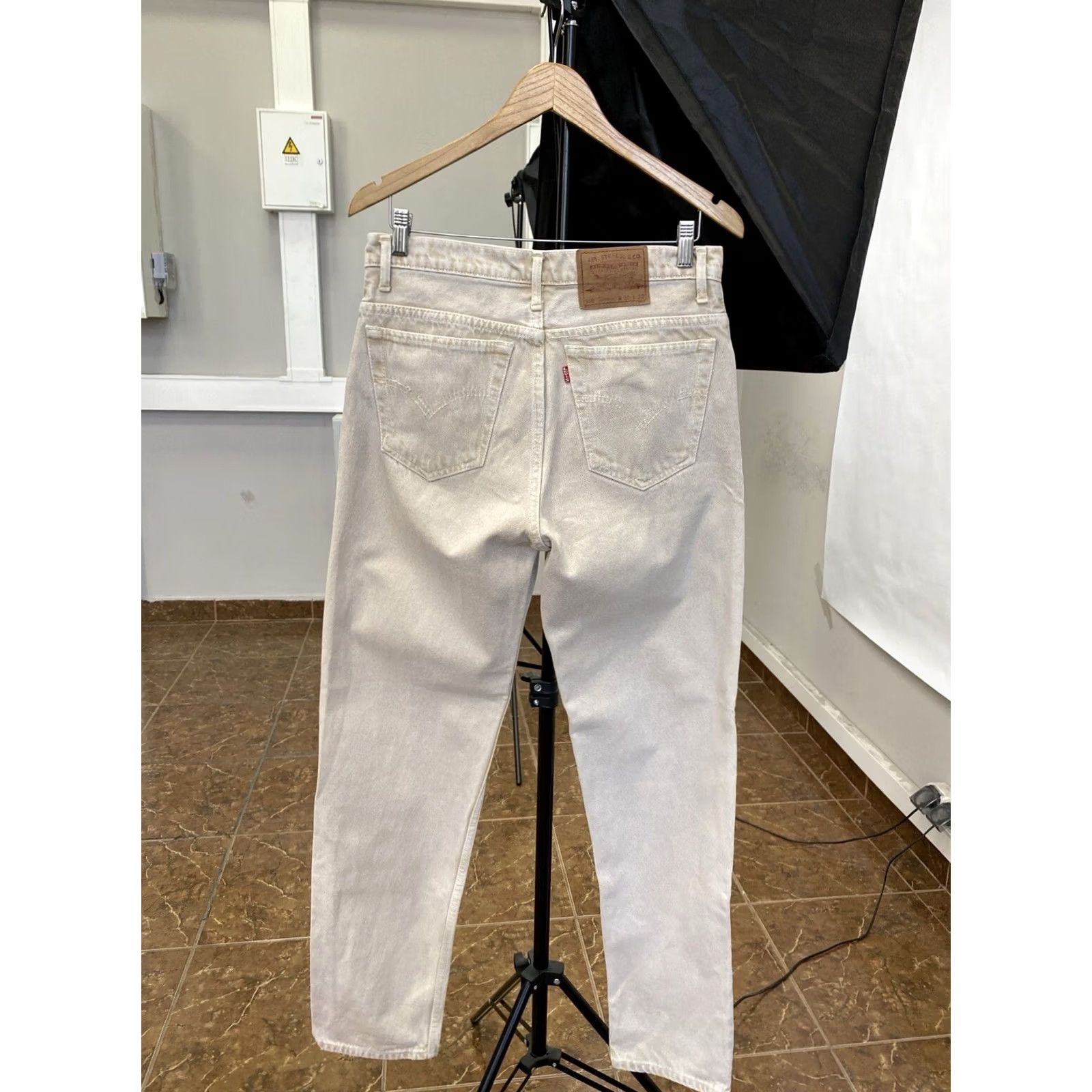 Levi's 🇺🇸 90s Vintage Levi'S 550 Made in USA Size 30X32 Beige Size US 32 / EU 48 - 2 Thumbnail