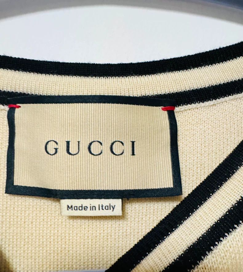 Gucci Gucci Double G horse buckle wool round-neck dress 2504-Next Size S / US 4 / IT 40 - 2 Thumbnail