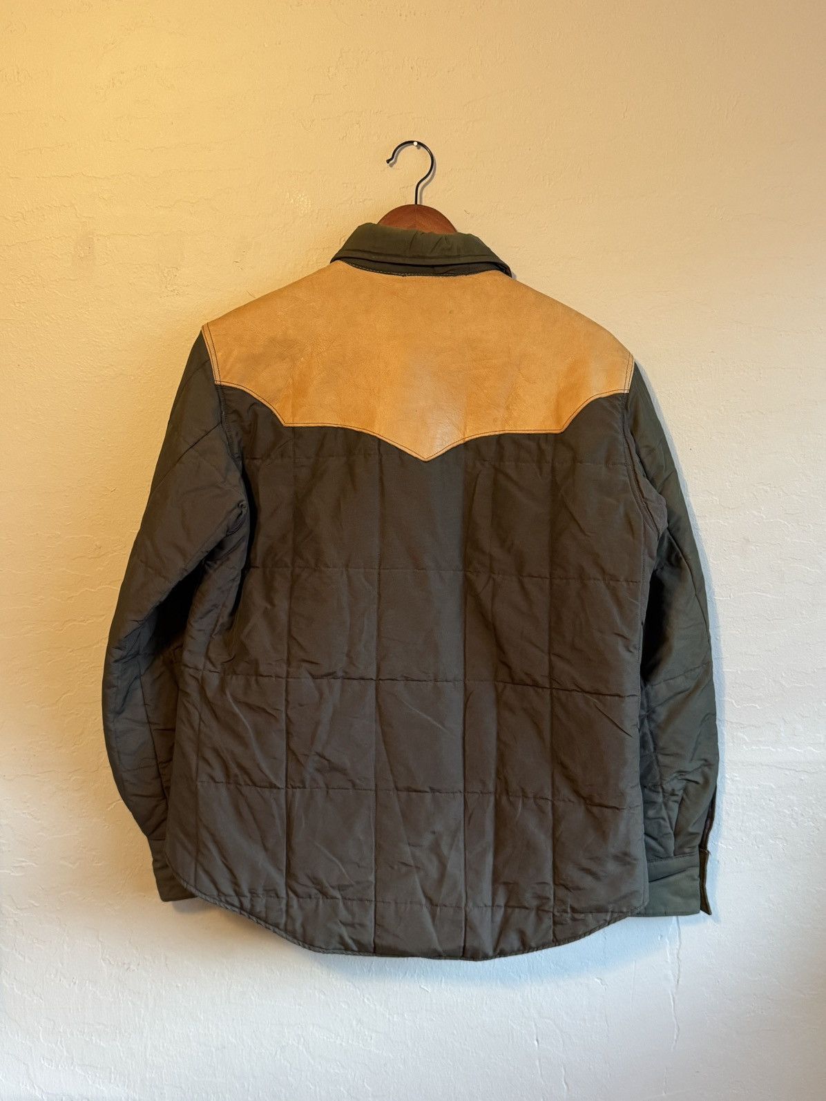 Sugar Cane Sugar Cane: Leather Yoke Western-Puffer Jacket Size US M / EU 48-50 / 2 - 2 Thumbnail