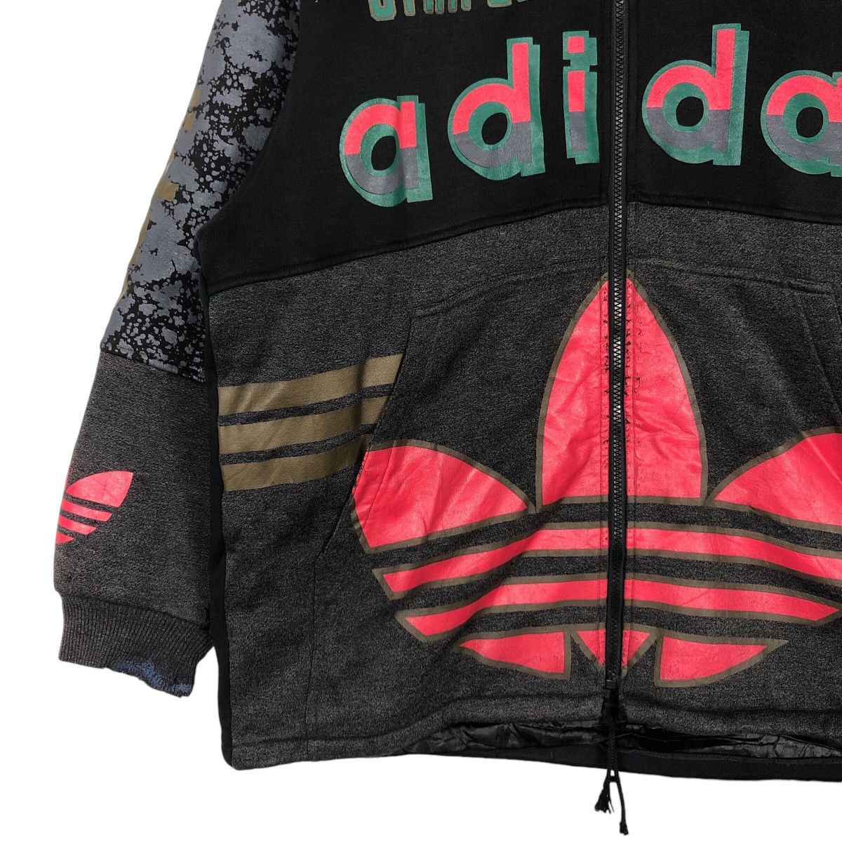 Adidas × Japanese Brand × Vintage Rare Design Adidas Big Logo Vintage Japan Production #A3 Size US L / EU 52-54 / 3 - 3 Thumbnail