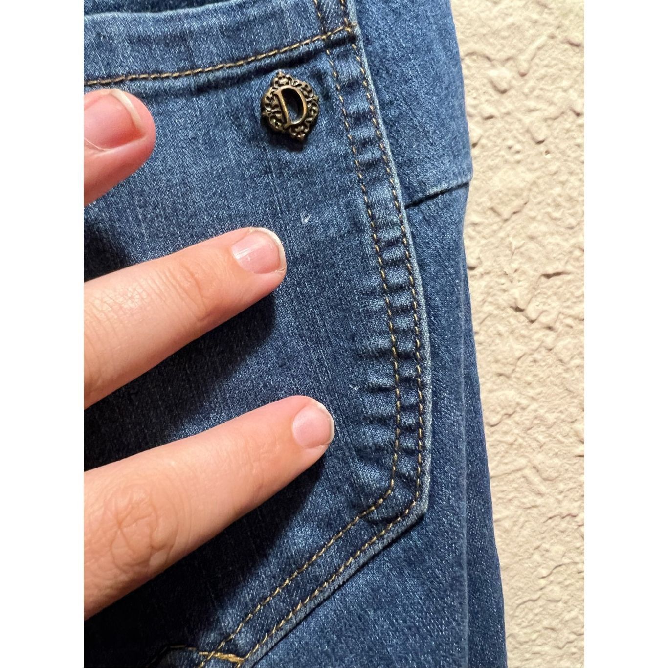 Other Democracy Ab Solution Blue Jeans Woman’s Size 16 Flaws-Marks Size 38" / US 16 / IT 52 - 12 Thumbnail