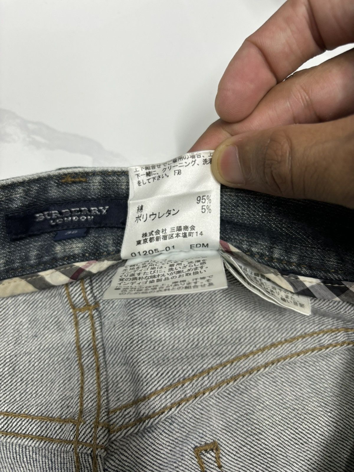 Burberry 💥Flare Jeans Burberry Nova Lining Bootcut Jeans Size 28" / US 6 / IT 42 - 11 Thumbnail