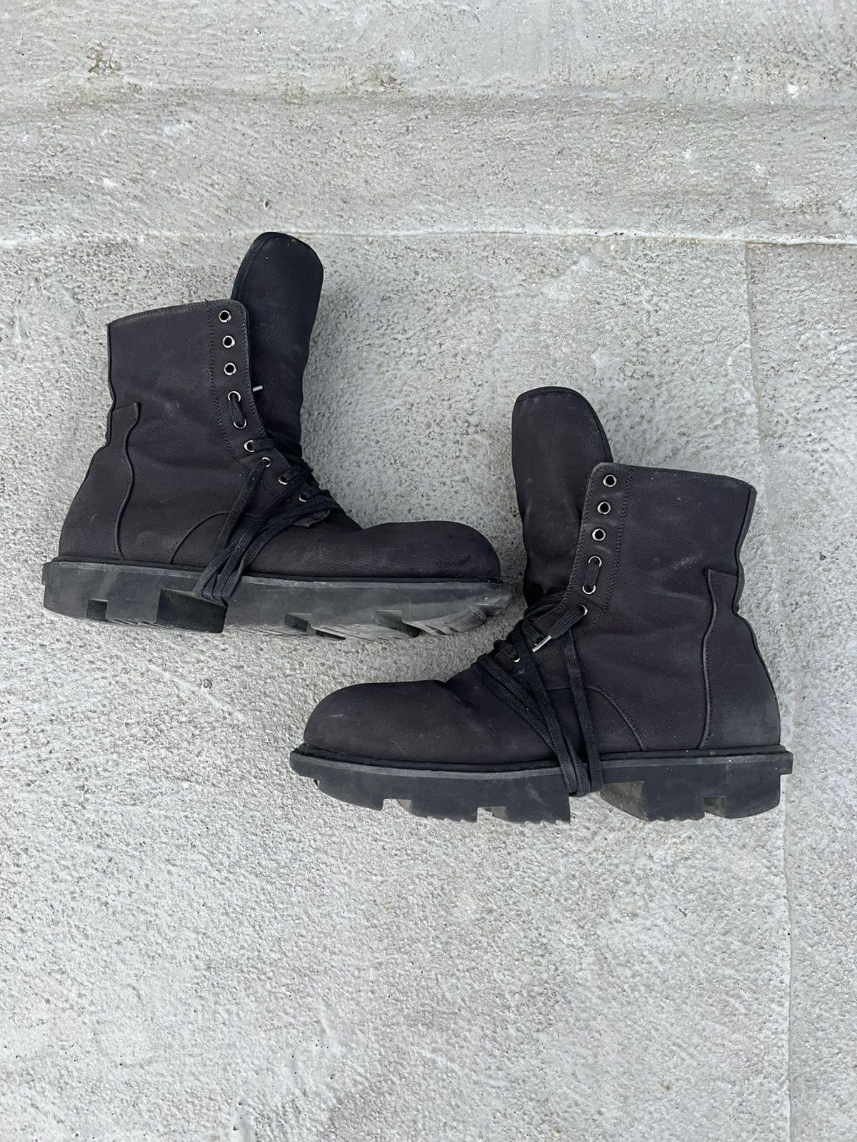Rick Owens Rick Owens Megatooth Boots Drkshdw Size US 13 / EU 46 - 5 Thumbnail