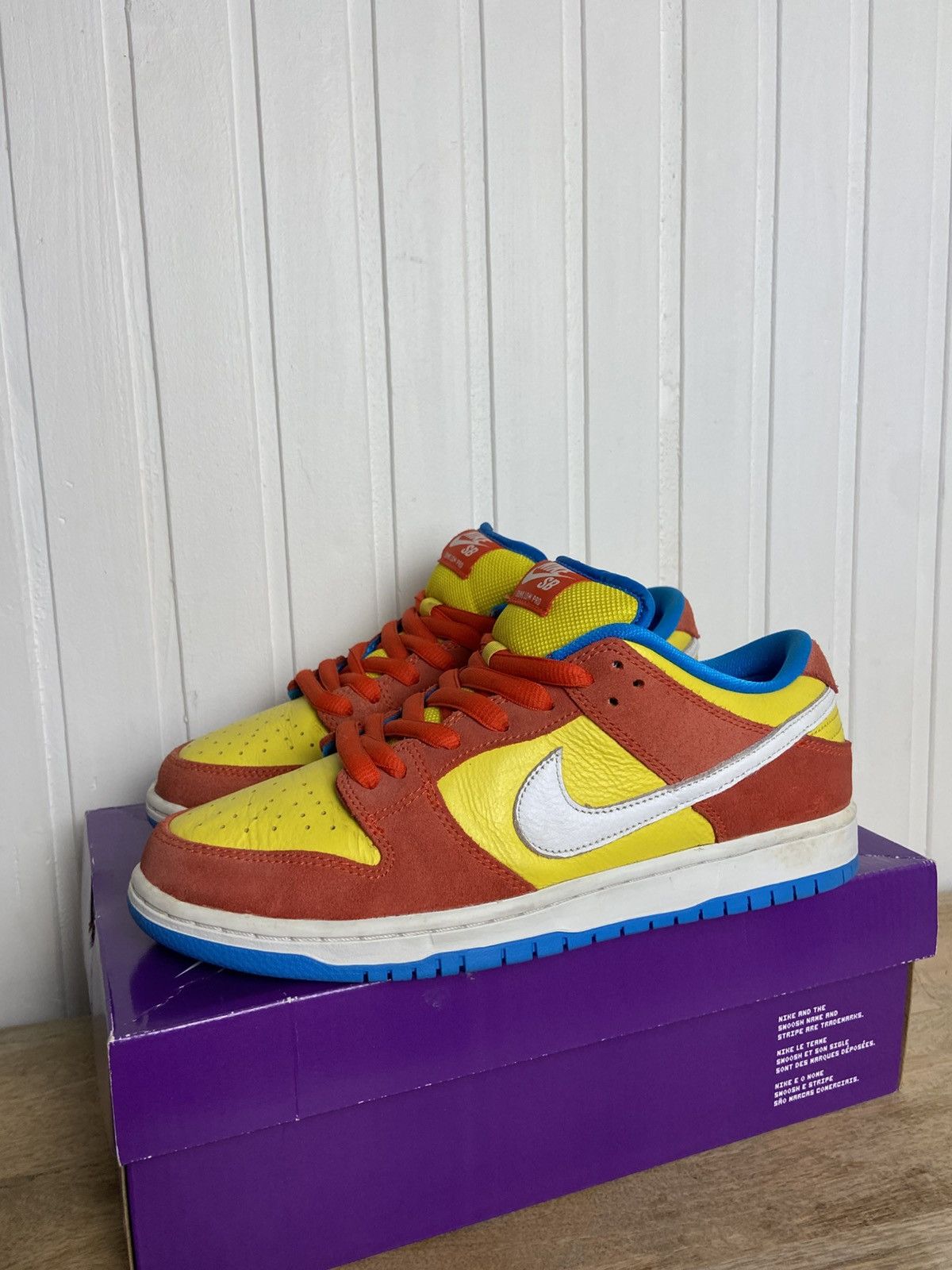 Nike Used Nike Dunk Low SB "Bart Simpson" Authentic Size 8,5US Size US 8.5 / EU 41-42 - 1 Thumbnail