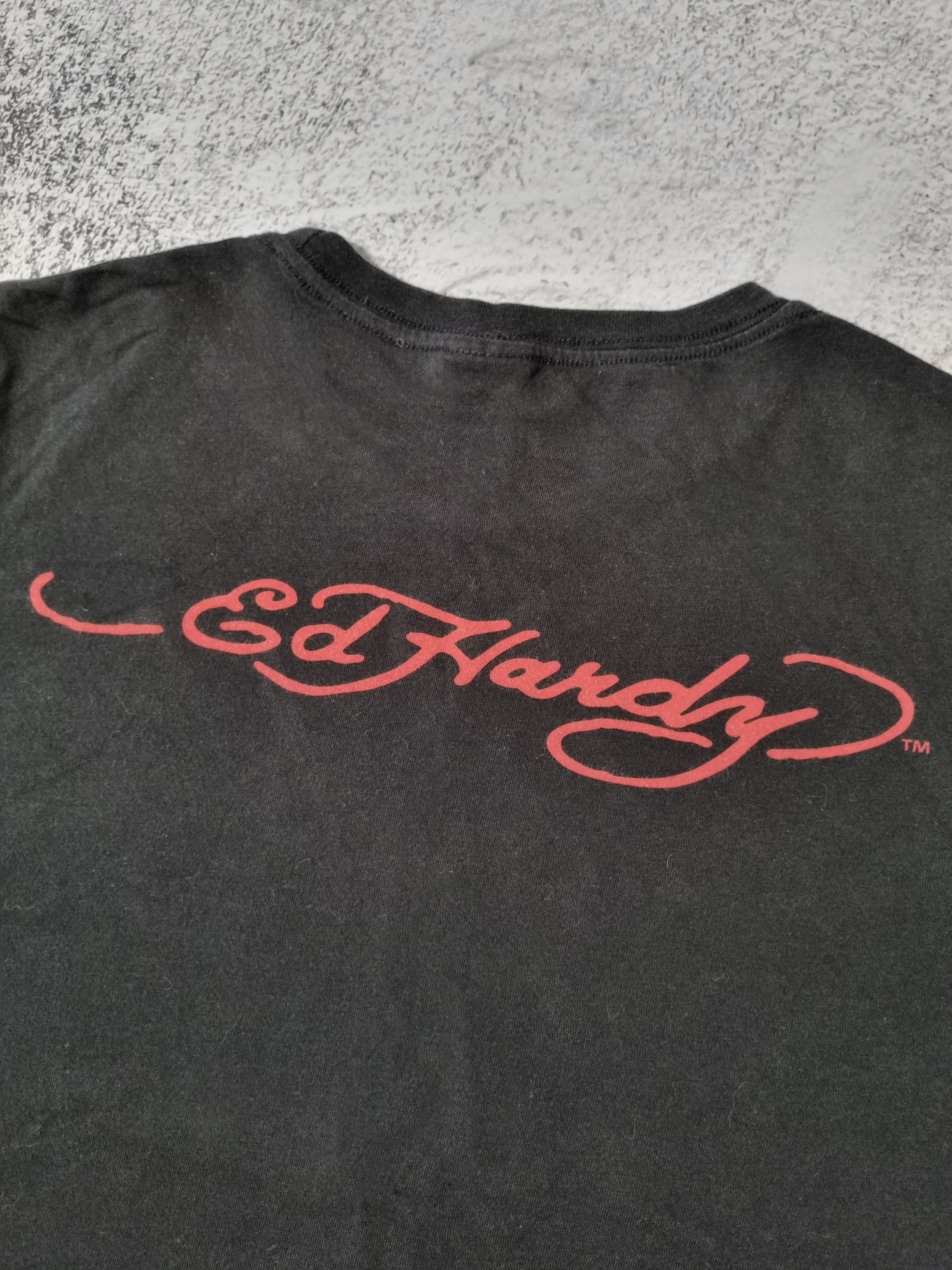 Ed Hardy Vintage Ed Hardy Big Logo Tiger T-Shirt Size M / US 6-8 / IT 42-44 - 7 Thumbnail