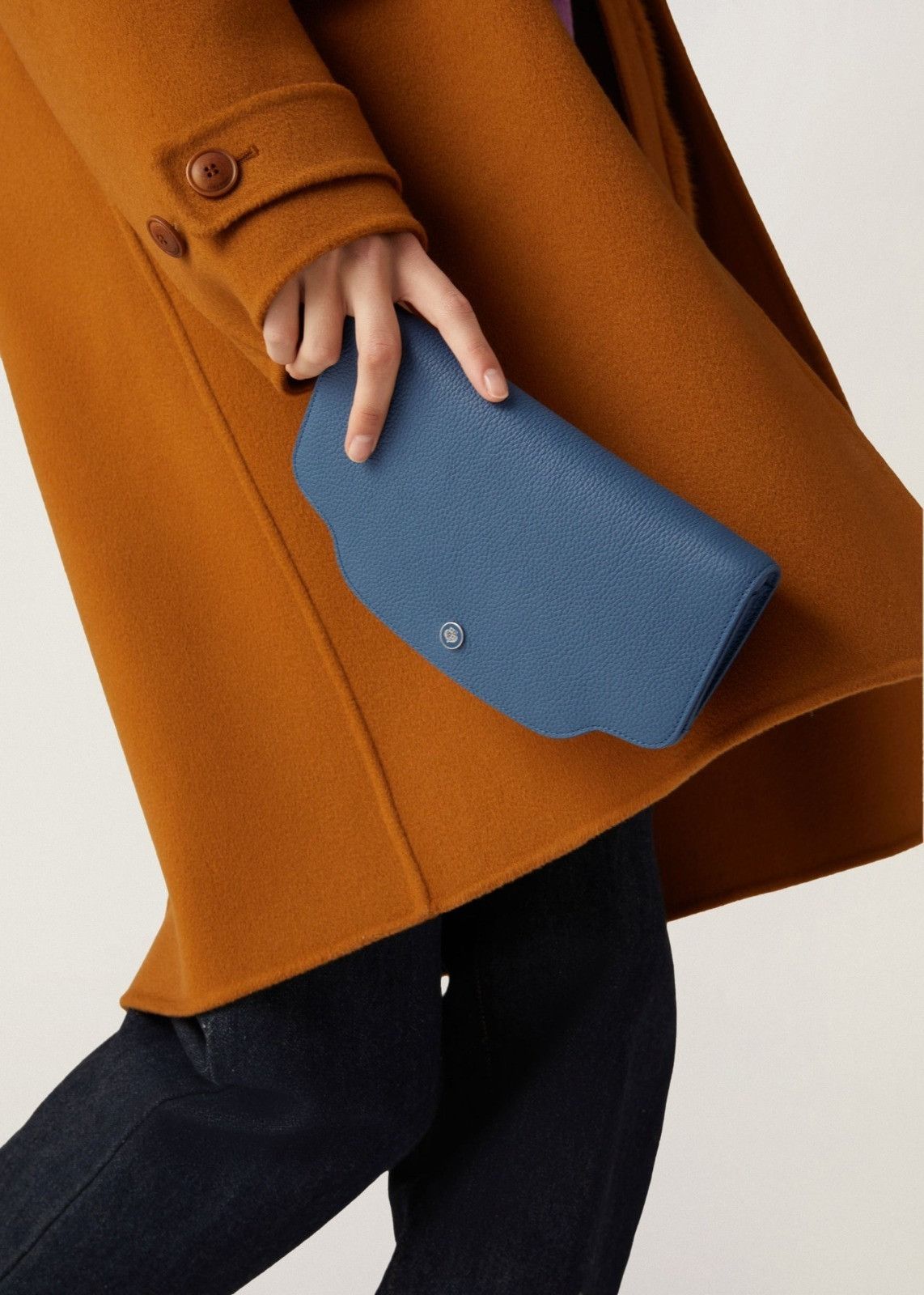 Loro Piana o1srvl11e0924 Size: / OS Sesia Clutch Purse Bag in Blue Size ONE SIZE - 3 Thumbnail
