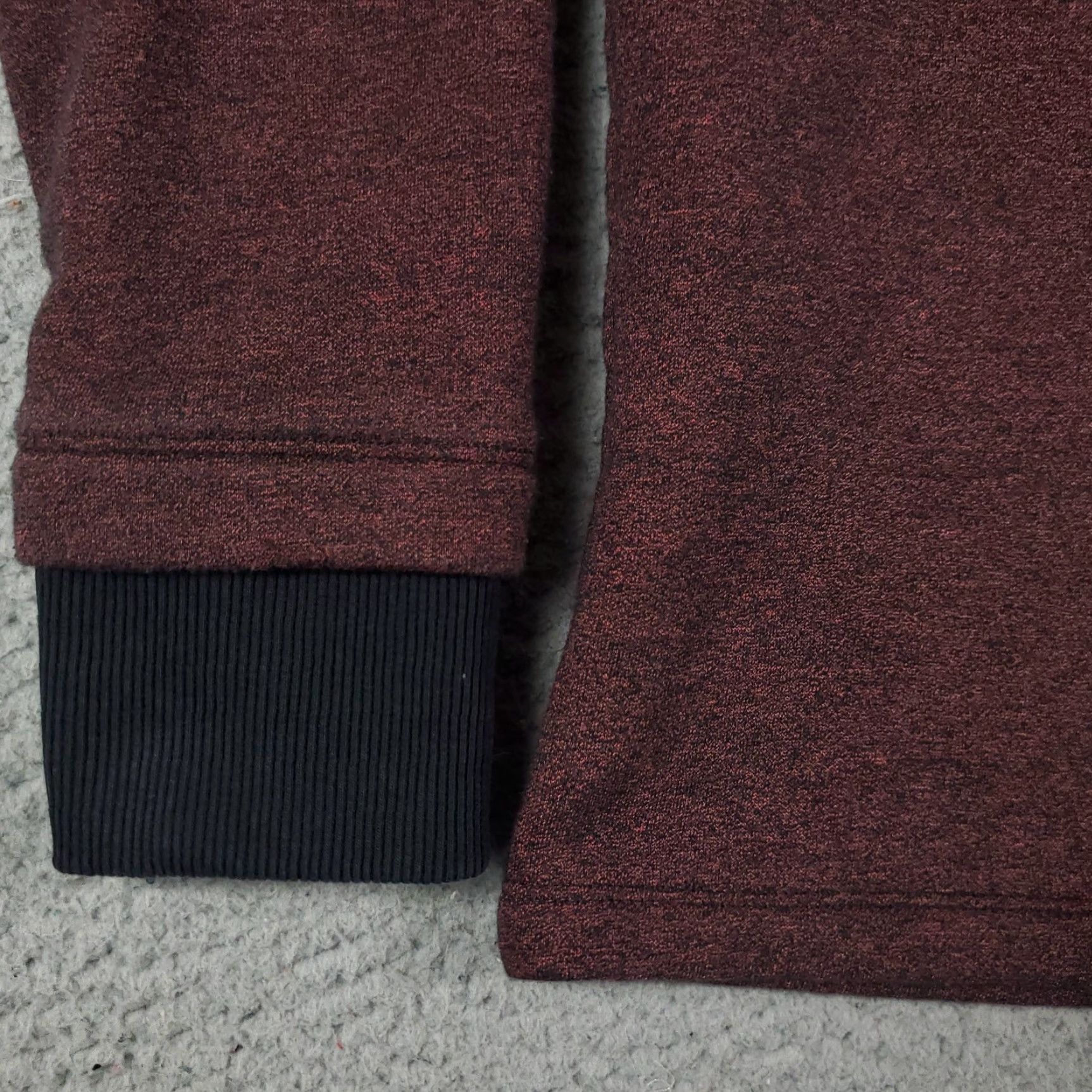 Under Armour Under Armour Hoodie Mens Medium Burgundy Threadborne Pullover Sweatshirt Size US M / EU 48-50 / 2 - 3 Thumbnail