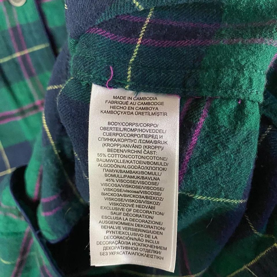 Lauren Ralph Lauren Lauren Ralph Lauren Pajama Top Women's Medium Button Up M Size M / US 6-8 / IT 42-44 - 7 Thumbnail