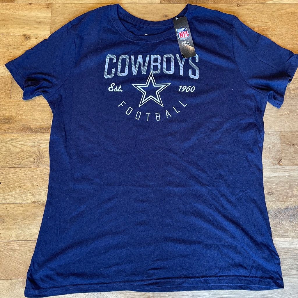 NFL Nfl Dallas Cowboys Women's T-shirt 2-3xl - New Size XXL / US 16-18 / IT 52-54 - 1 Thumbnail