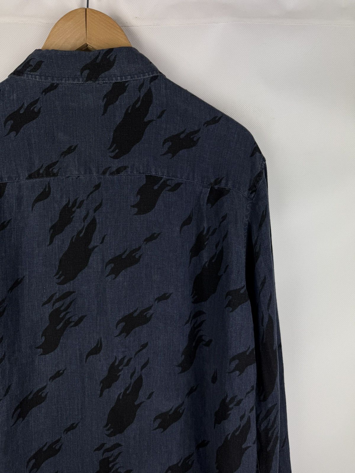 Our Legacy Our Legacy Men’s Full Zip Patterned Linen Overshirt Jacket Size US L / EU 52-54 / 3 - 14 Thumbnail