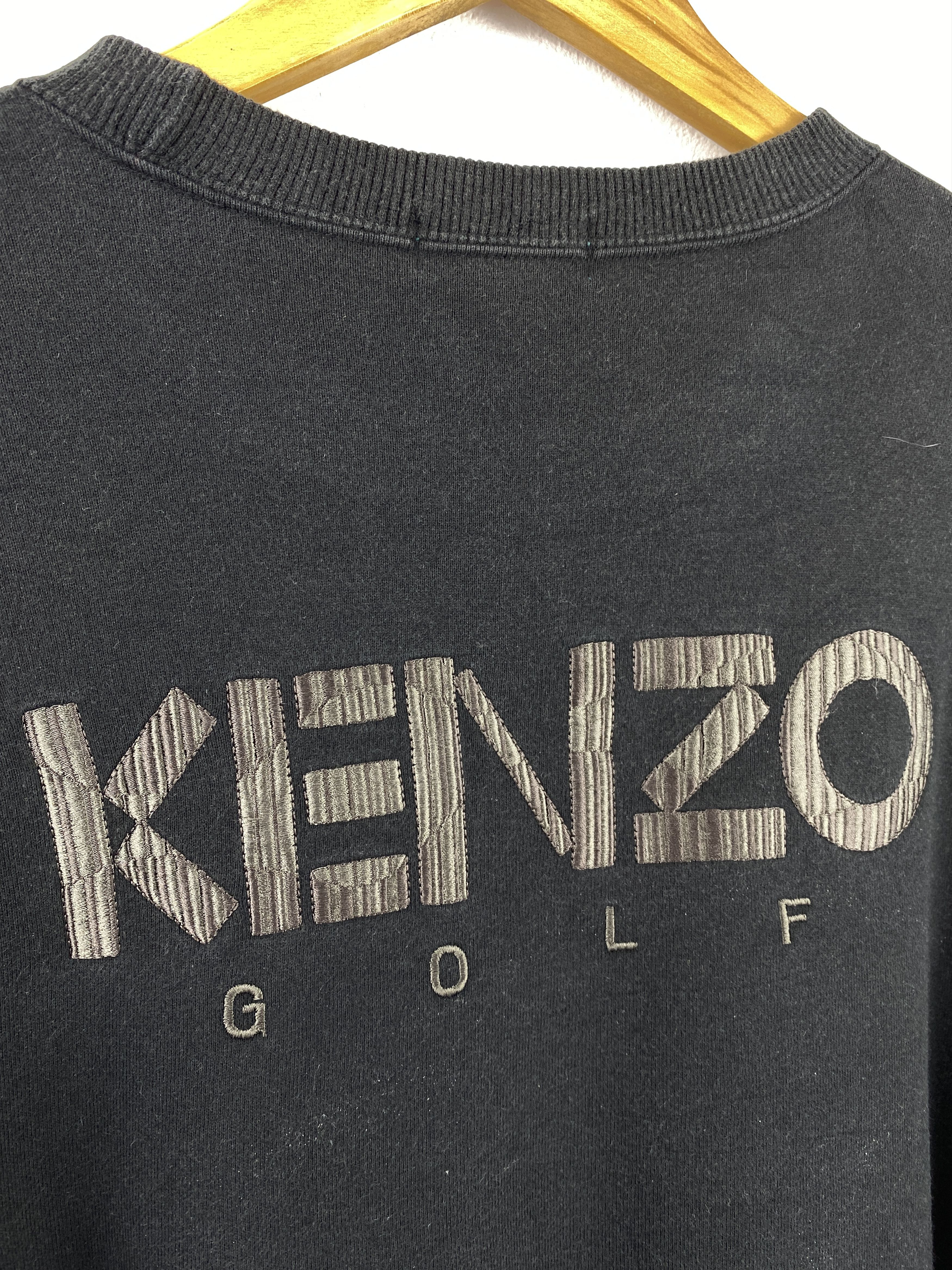 Kenzo Vintage Kenzo Golf Spell Out Pullover Sweatshirt SH0447 Size US XL / EU 56 / 4 - 7 Thumbnail
