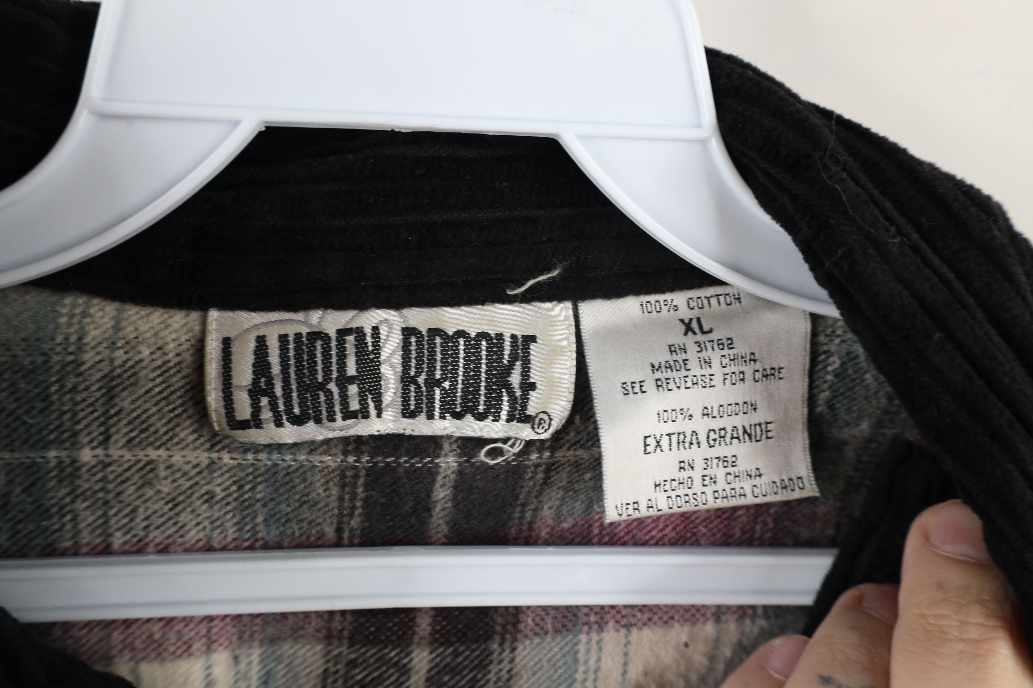 Vintage Vintage 90s Streetwear Flannel Lined Corduroy Shirt Jacket Size L / US 10 / IT 46 - 8 Thumbnail