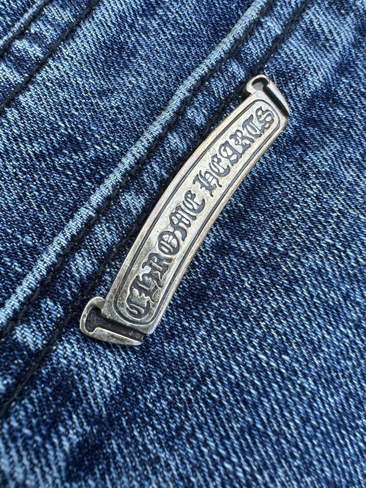 Chrome Hearts Chrome Hearts Blue Patch Jeans Size US 34 / EU 50 - 11 Thumbnail