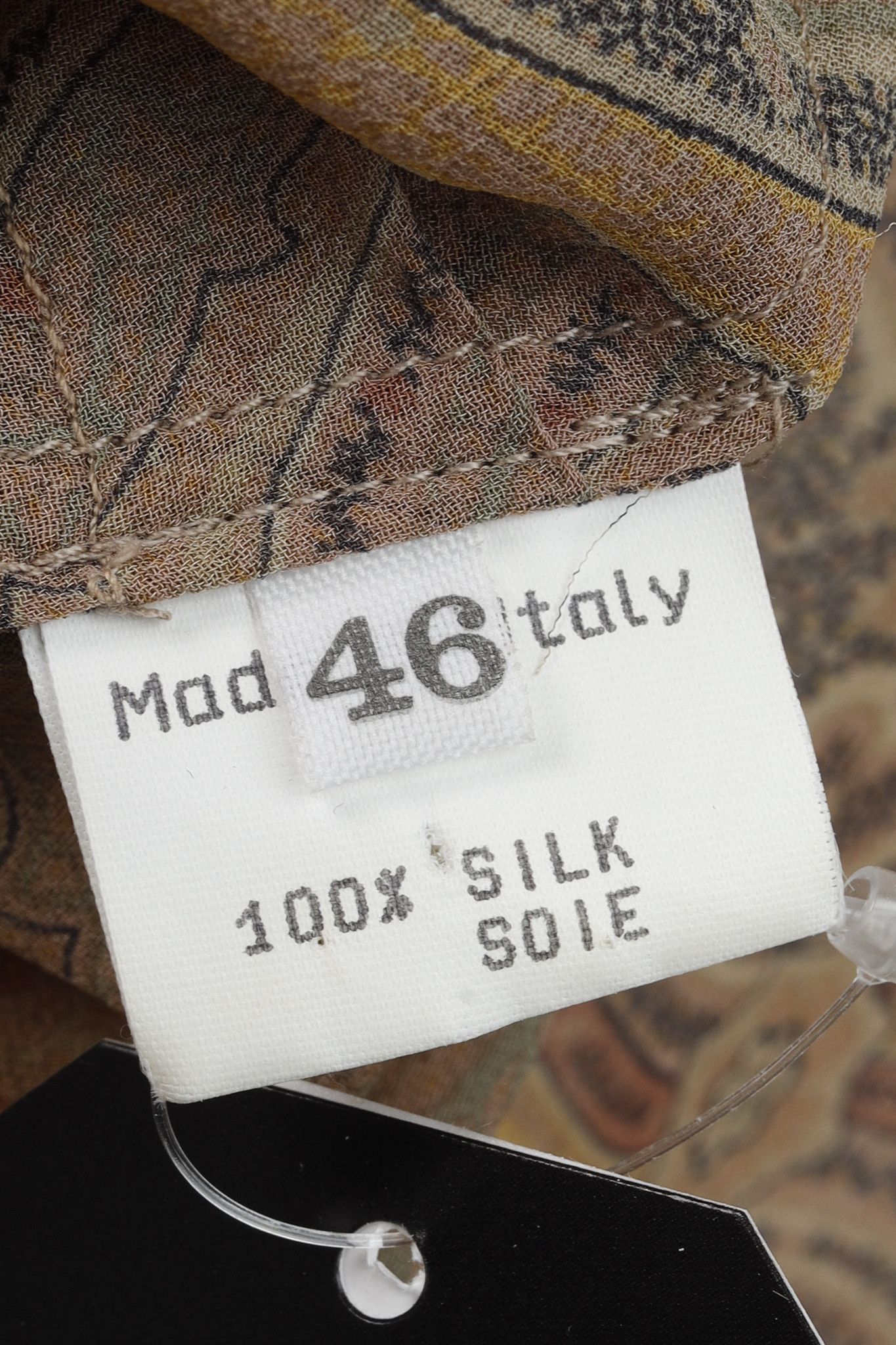 Other Dei Tre for Holt Renfrew Browns Paisley Silk Tank Size L / US 10 / IT 46 - 4 Thumbnail