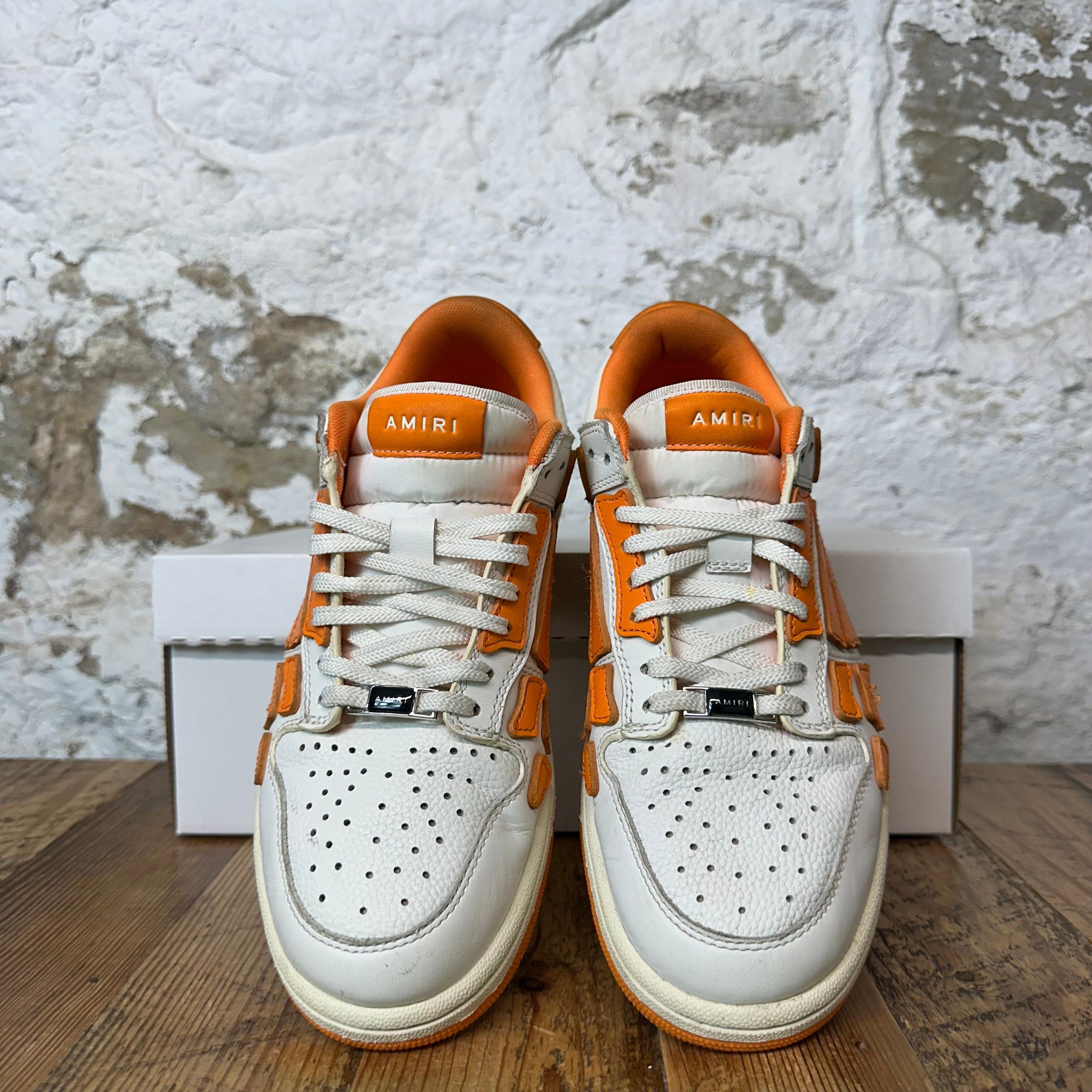 Amiri Amiri Orange Skeleton White Cream Sneaker Sz 8 (41) Size US 8 / EU 41 - 3 Thumbnail