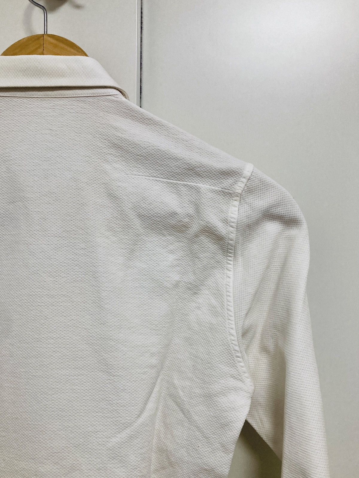 Hedi Slimane DIOR HOMME BY HEDI SLIMANE 02AW/FW RUNWAY UNEVENNESS SHIRT Size US S / EU 44-46 / 1 - 7 Thumbnail