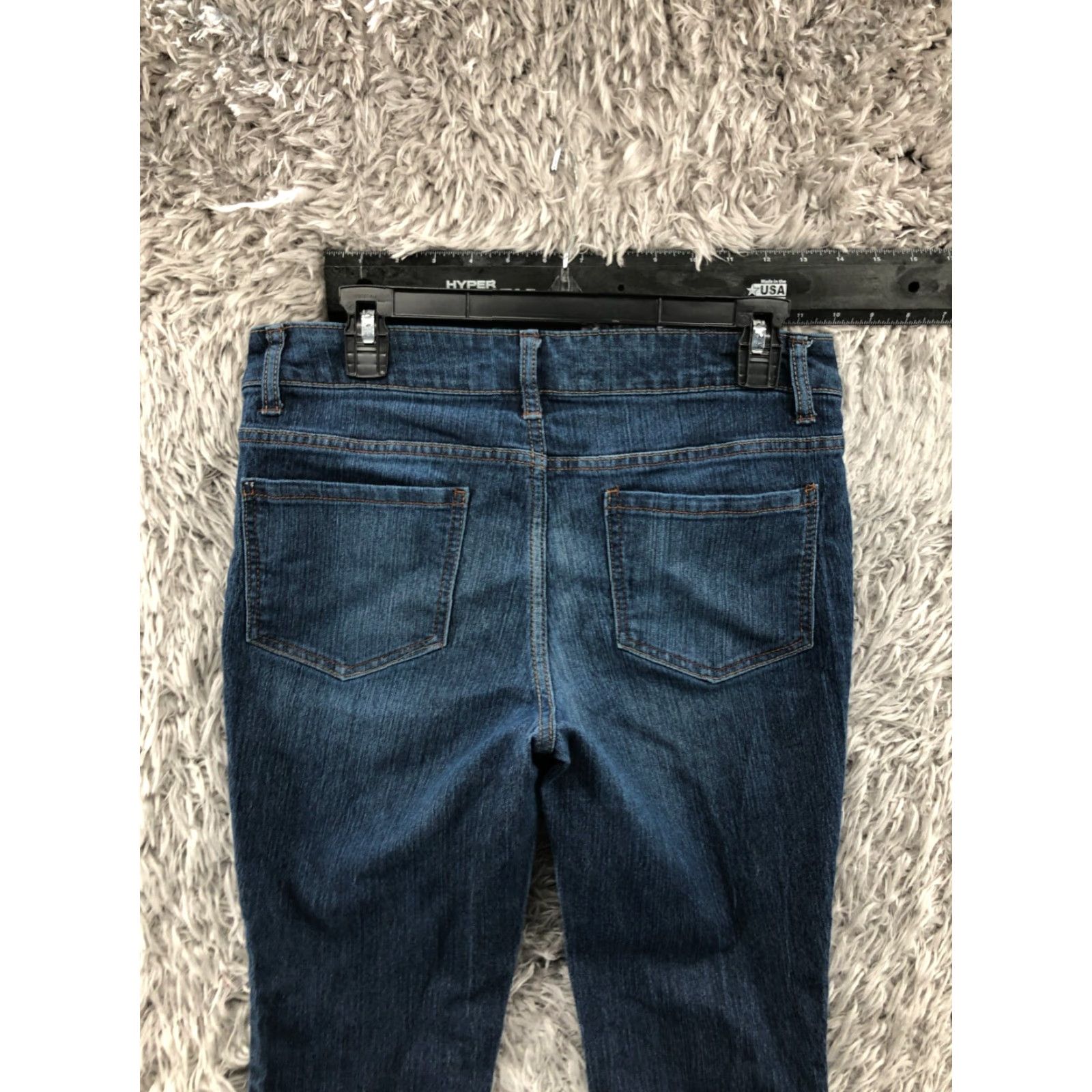 Faded Glory Faded Glory Jeans Bootcut Womens Medium Blue Size 8 Regular 27in Inseam Denim Cotton Pocket Zipper Belt Loops 5-Pocket Size 30" / US 8 / IT 44 - 7 Thumbnail
