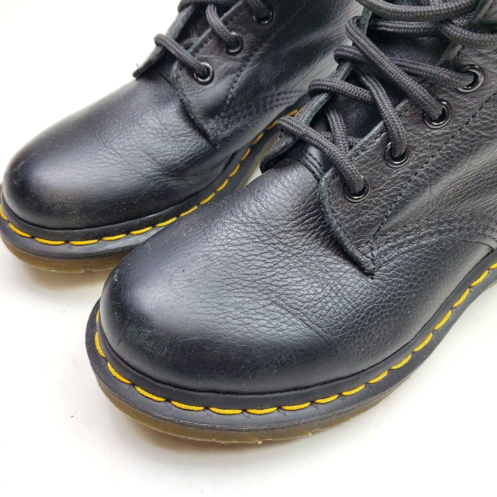 Dr. Martens Doc Martens Combat Boots Womens Size 5 Black Leather 8 Eyelet Laceup Boots Womens Size 5 Black Leather 8 Eyelet Laceup Size US 5 / IT 35 - 2 Thumbnail