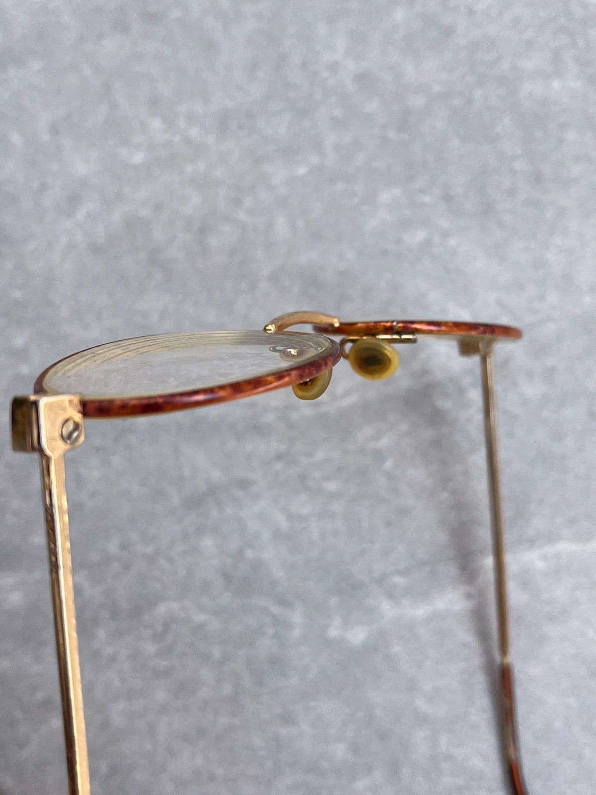 Gianfranco Ferre GFF Gianfranco Ferre Vintage 60s 70s Gold Metal Eyeglass Size ONE SIZE - 5 Thumbnail