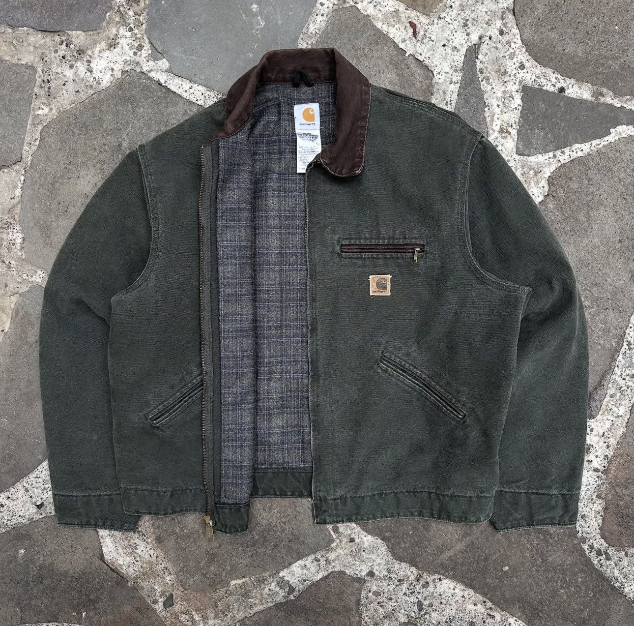 Carhartt 📦 SOLD 📦 Carhartt Detroit Jacket J97 MOS Size US L / EU 52-54 / 3 - 2 Thumbnail