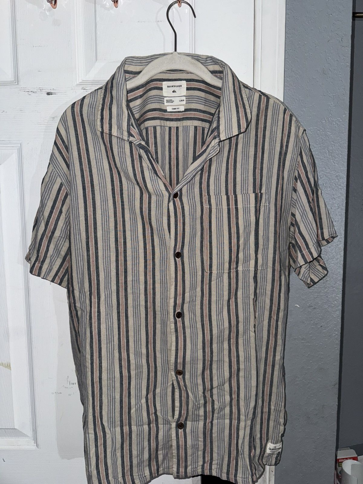 Quiksilver Hawaiian shirt Size US L / EU 52-54 / 3 - 1 Thumbnail