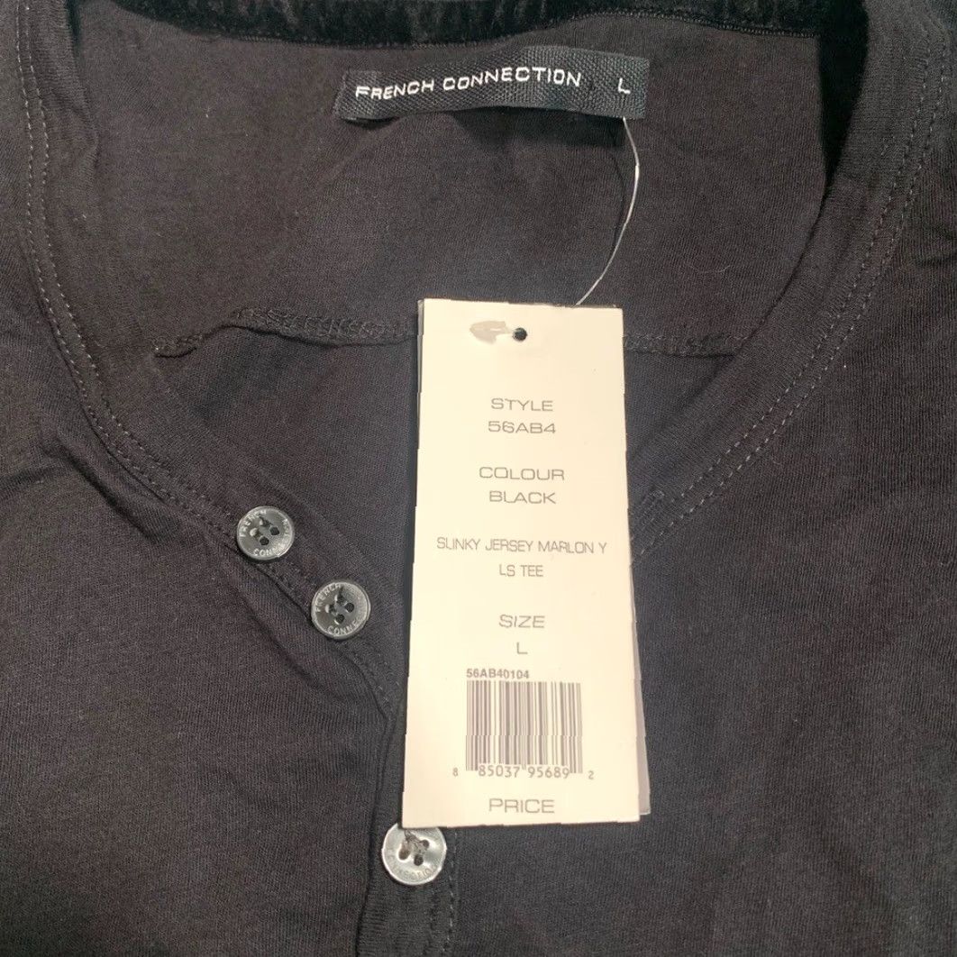 French Connection French Connection Black Long Sleeve Top L Regular Men Size Black Long Sleeve Top Size US L / EU 52-54 / 3 - 2 Thumbnail