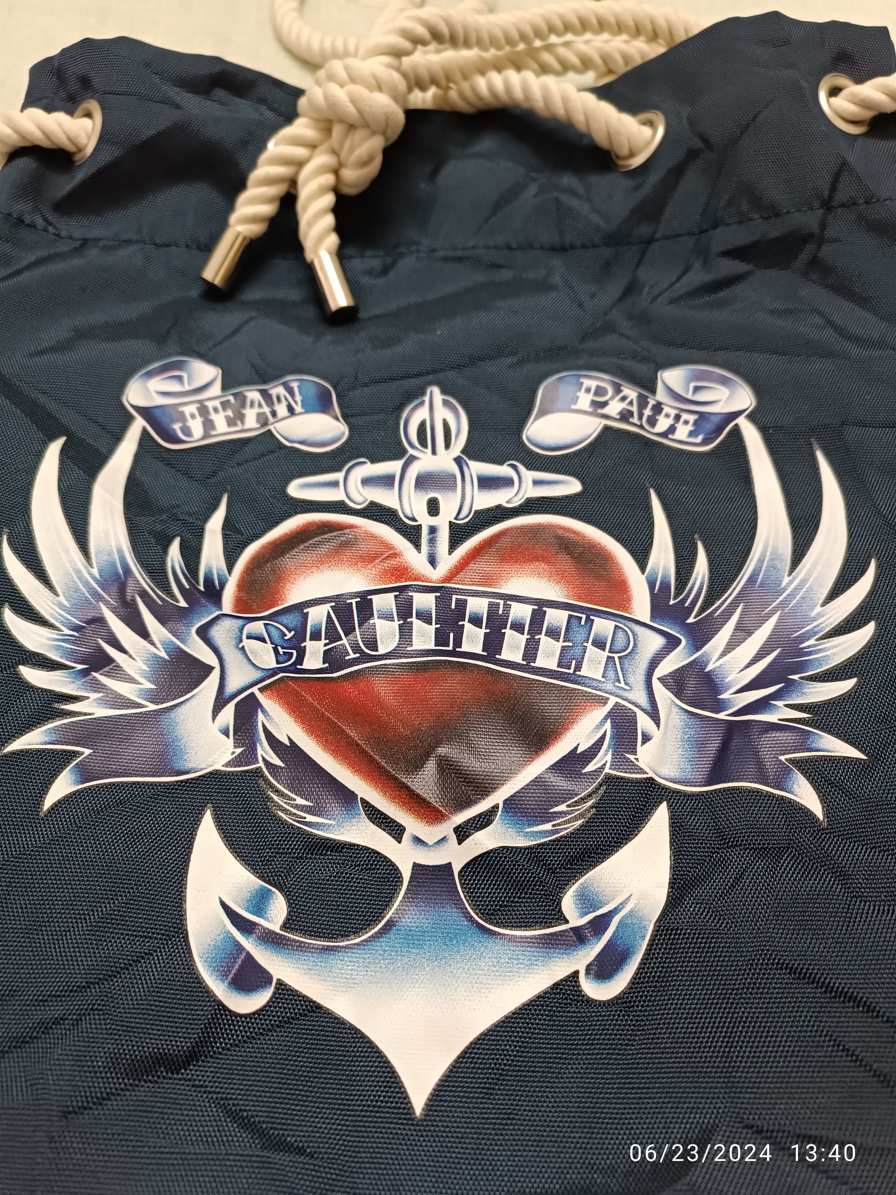 Jean Paul Gaultier Jean Paul Gaultier Heart Tattoo Large Sack Size ONE SIZE - 2 Thumbnail