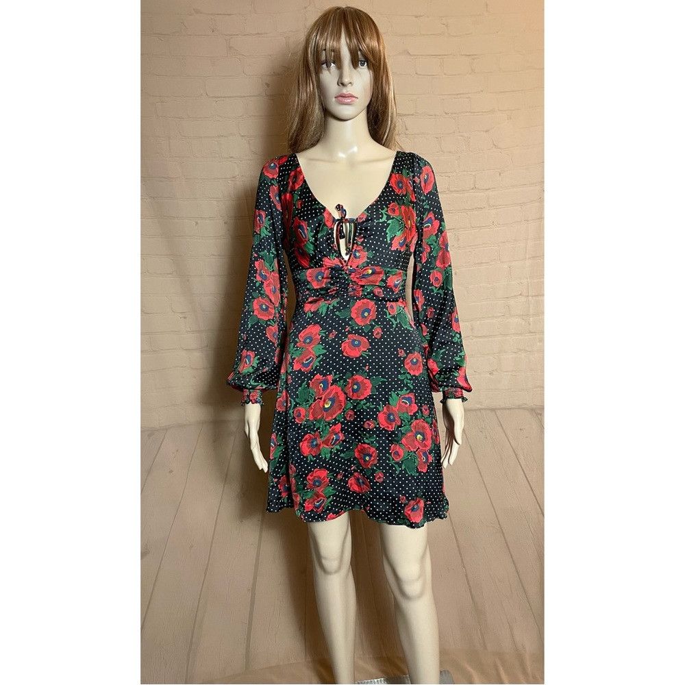 Free People NWT New $128 Free People Morning Light Black Print Long Sle Size M / US 6-8 / IT 42-44 - 3 Thumbnail