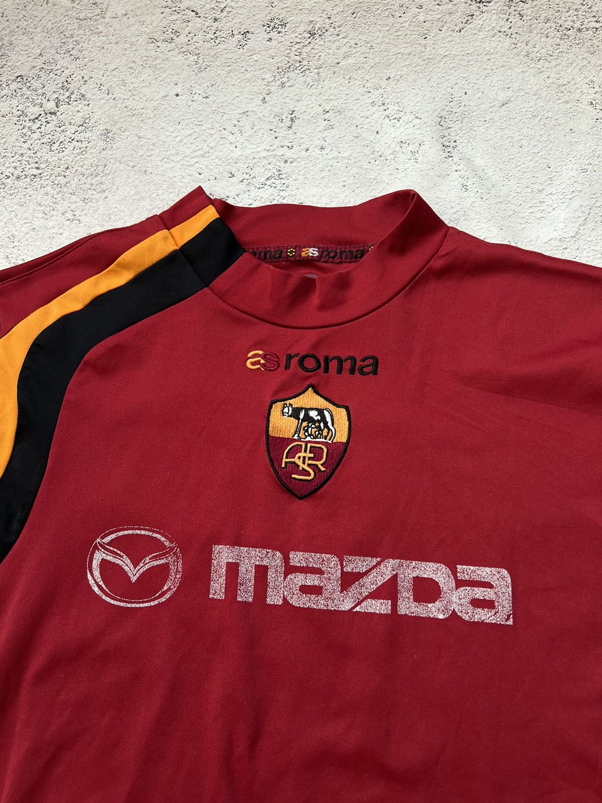 Vintage #10 TOTTI🔥 Jersey Retro AS ROMA 90s Football Soccer Size US S / EU 44-46 / 1 - 4 Thumbnail