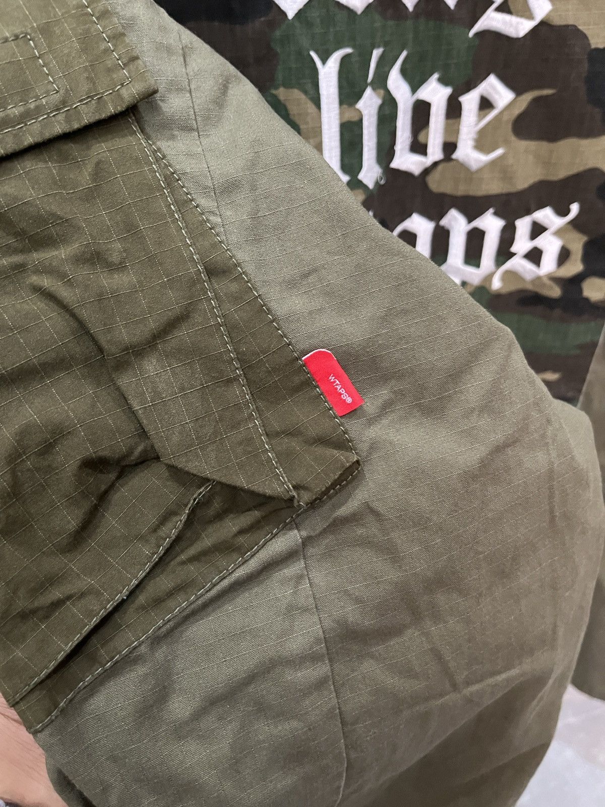 Wtaps Wtaps Modular Shirt Cotton Ripstop 'Long Live Wtaps' Size US L / EU 52-54 / 3 - 4 Thumbnail