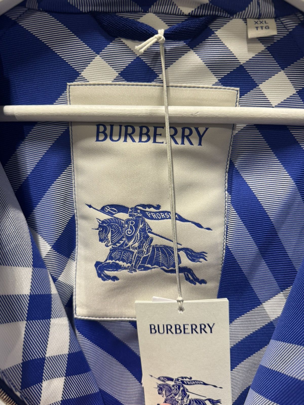 Burberry Burberry Check Nylon Windbreaker NEW 2500$ Size US XXL / EU 58 / 5 - 3 Thumbnail