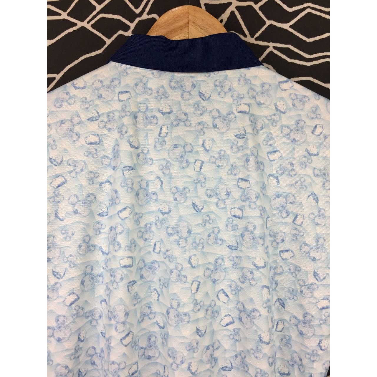 Cartoon Network × Disney × Vintage Vtg Tokyo Disneyland Resort Mickey Patterned Polo Tee Size US M / EU 48-50 / 2 - 7 Thumbnail